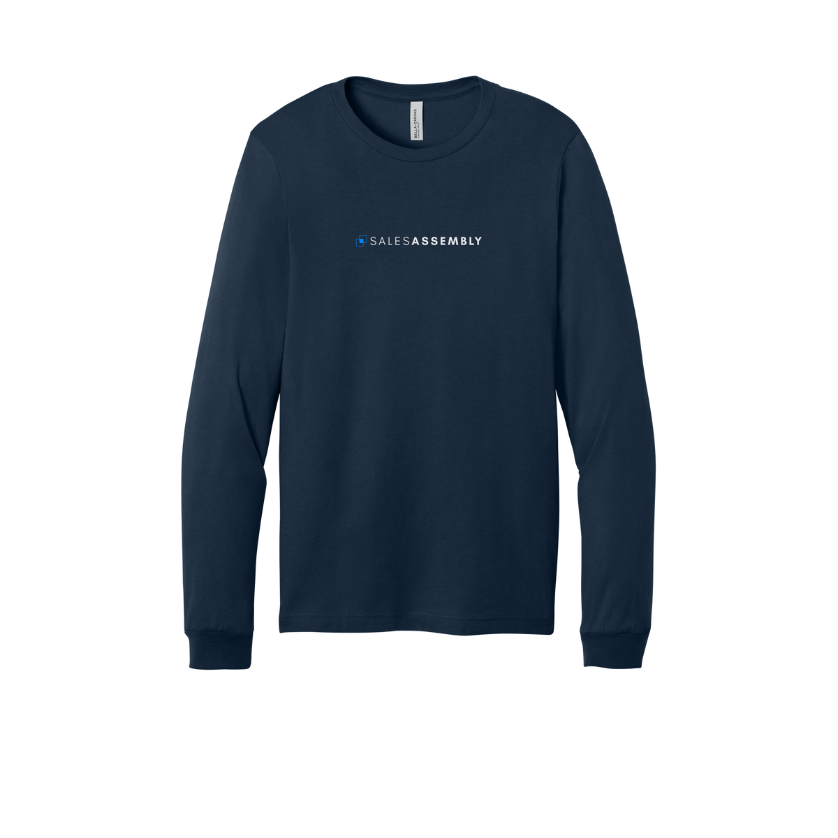 salesassembly-all-season-long-sleeve-tee-dtf-front-3501-navy-flat-front