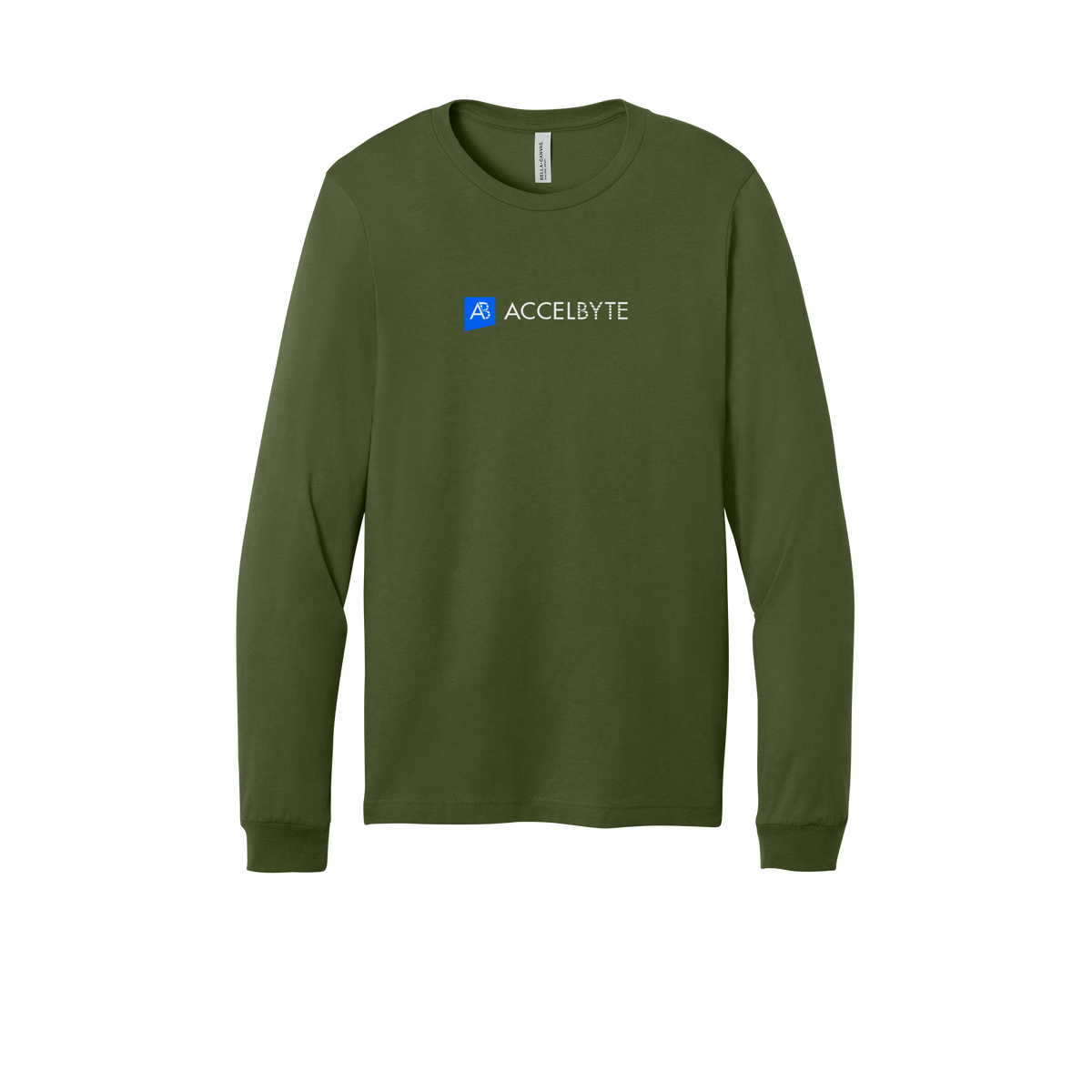 accelbyte-all-season-long-sleeve-tee-dtf-front-3501-olive-flat-front