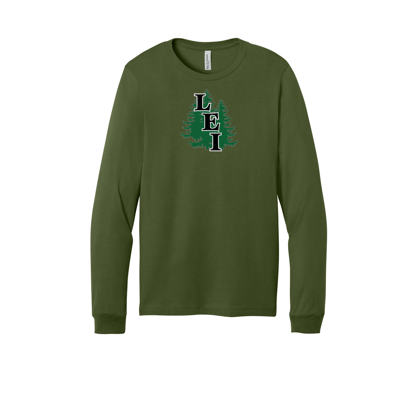 leisite-all-season-long-sleeve-tee-dtf-front-3501-olive-flat-front