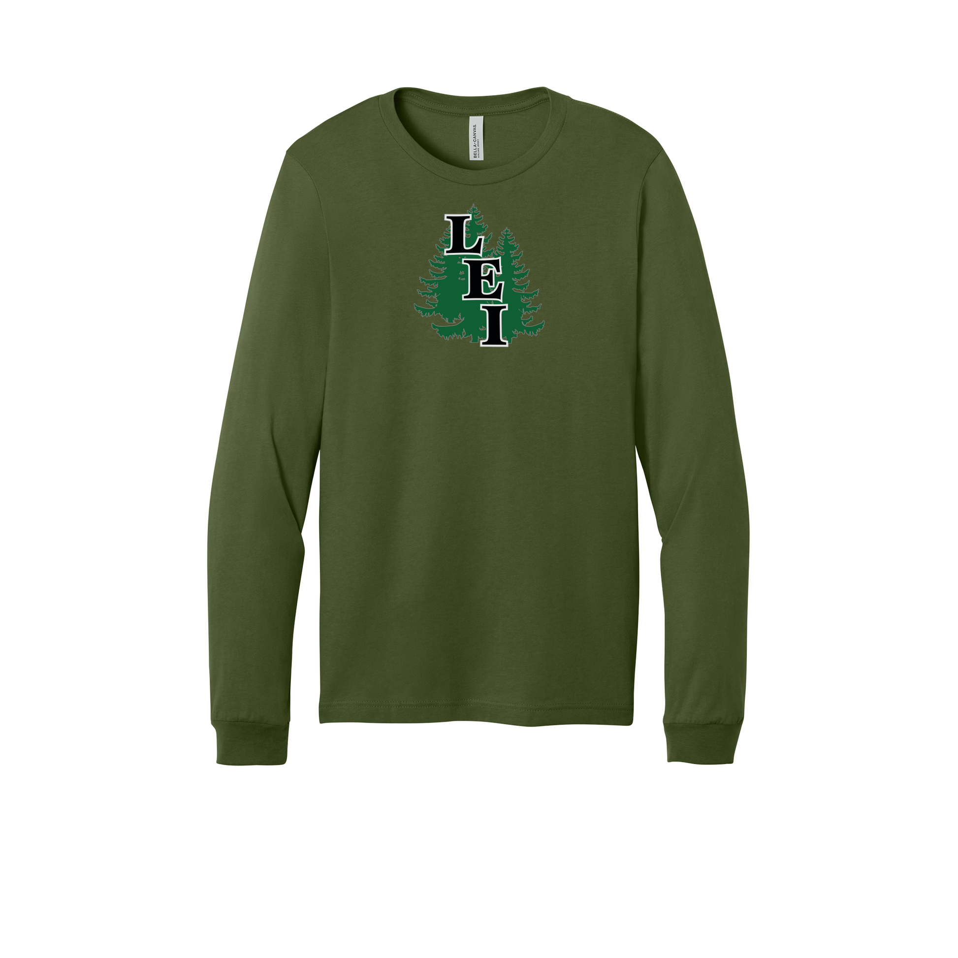 leisite-all-season-long-sleeve-tee-dtf-front-3501-olive-flat-front