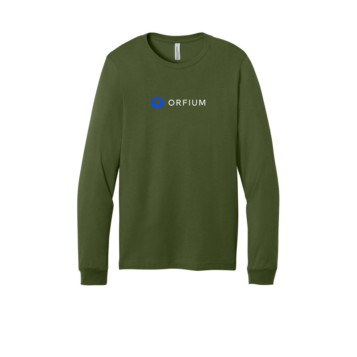 orfium-all-season-long-sleeve-tee-dtf-front-3501-olive-flat-front