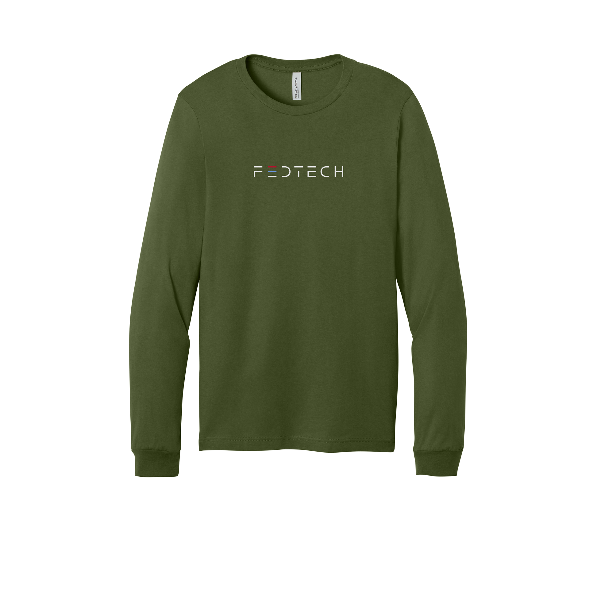 fedtech-all-season-long-sleeve-tee-dtf-front-3501-olive-flat-front