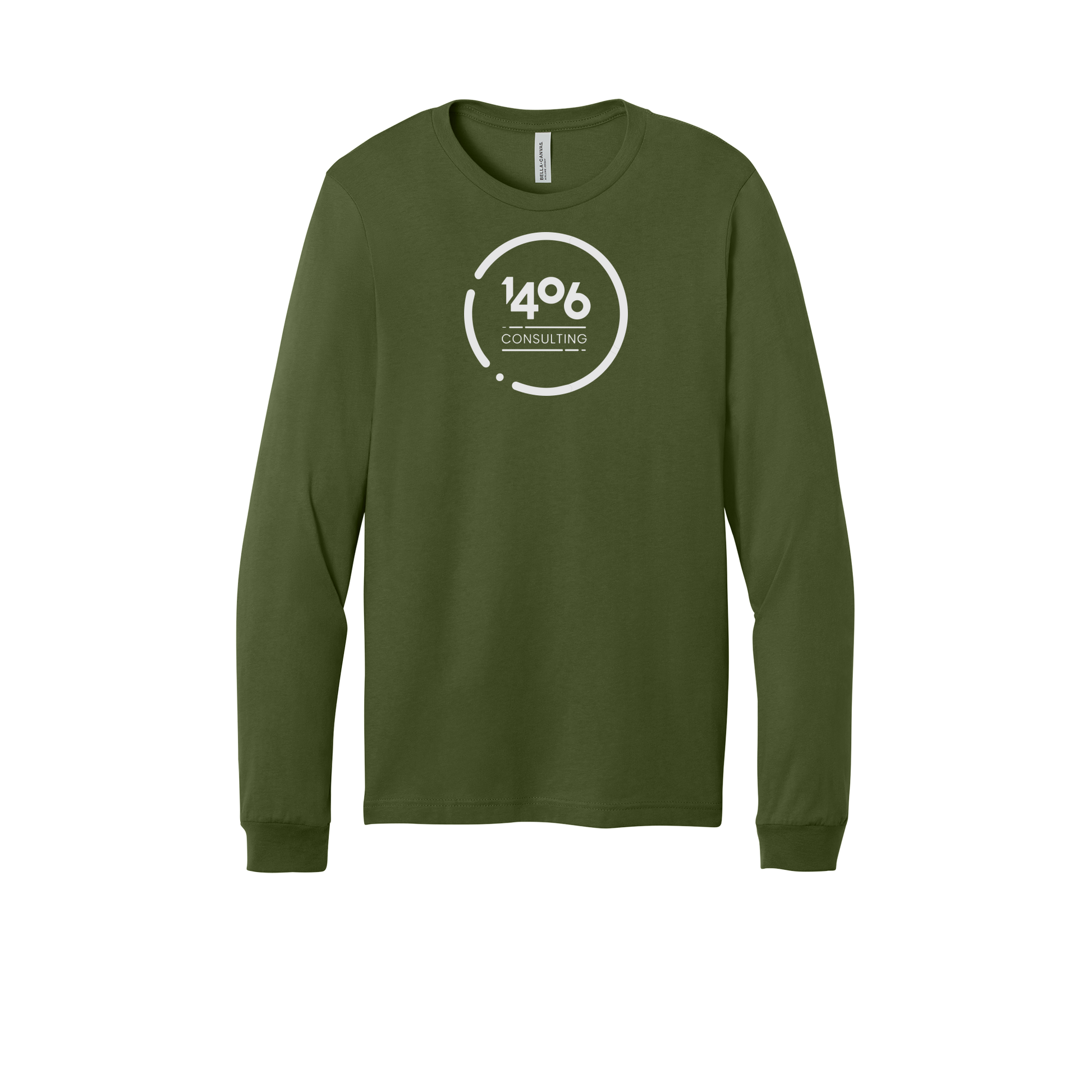 1406consulting-all-season-long-sleeve-tee-dtf-front-3501-olive-flat-front
