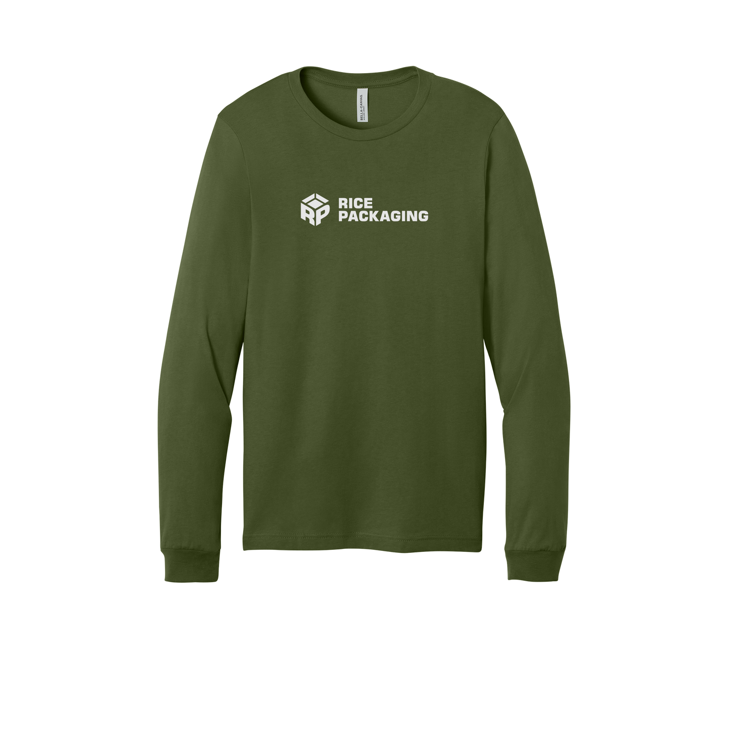 ricepackaging-all-season-long-sleeve-tee-dtf-front-3501-olive-flat-front