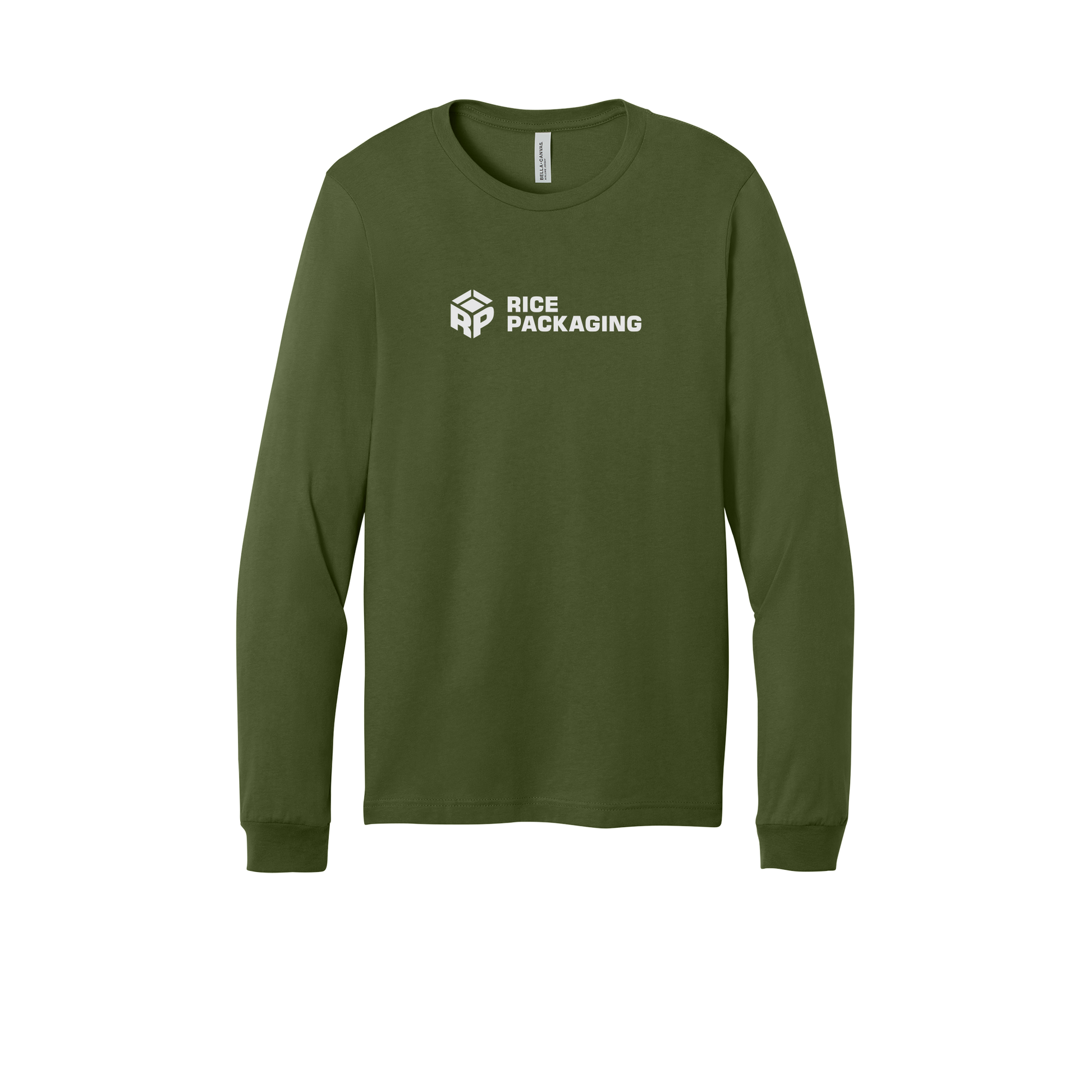 ricepackaging-all-season-long-sleeve-tee-dtf-front-3501-olive-flat-front