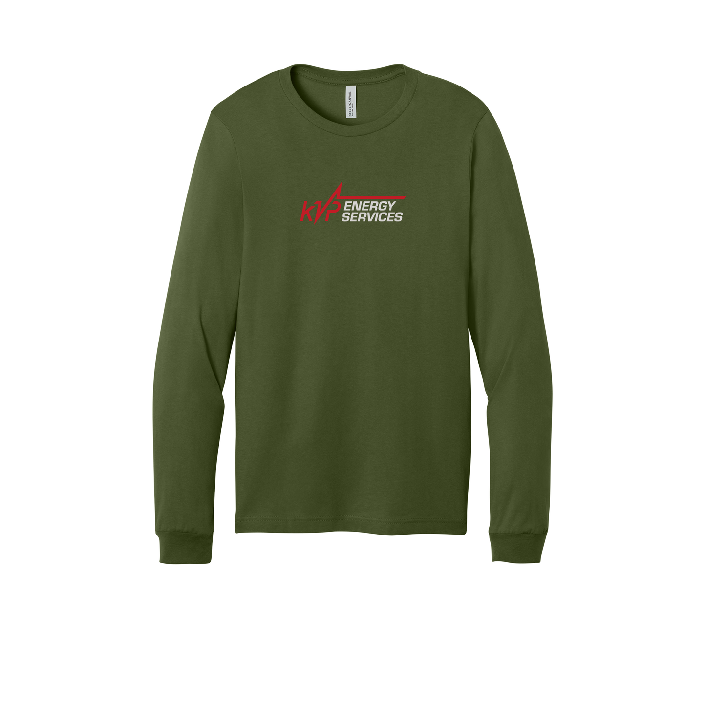 kvpenergy-all-season-long-sleeve-tee-dtf-front-3501-olive-flat-front