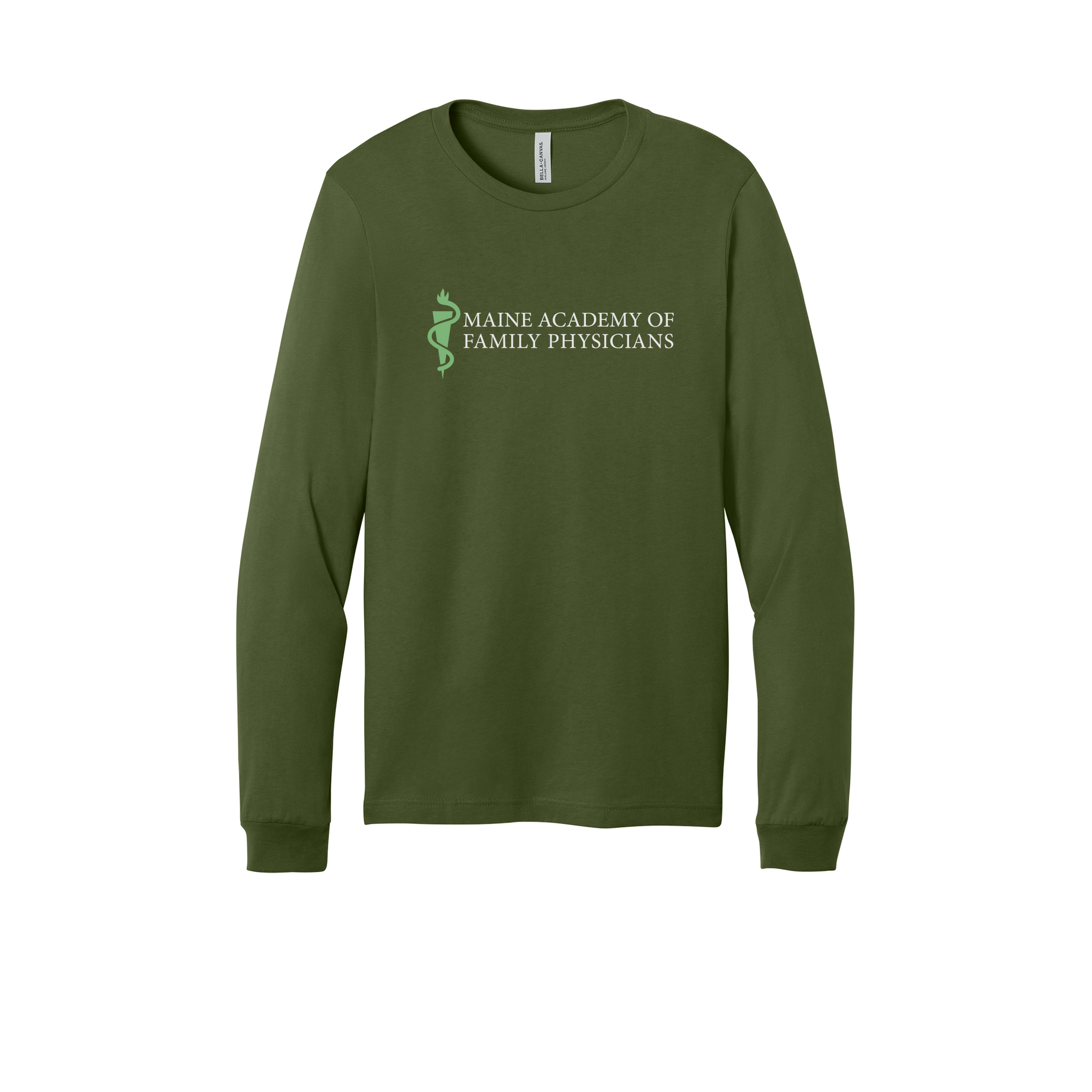 maineafp-all-season-medical-long-sleeve-tee-dtf-front-3501-olive-flat-front