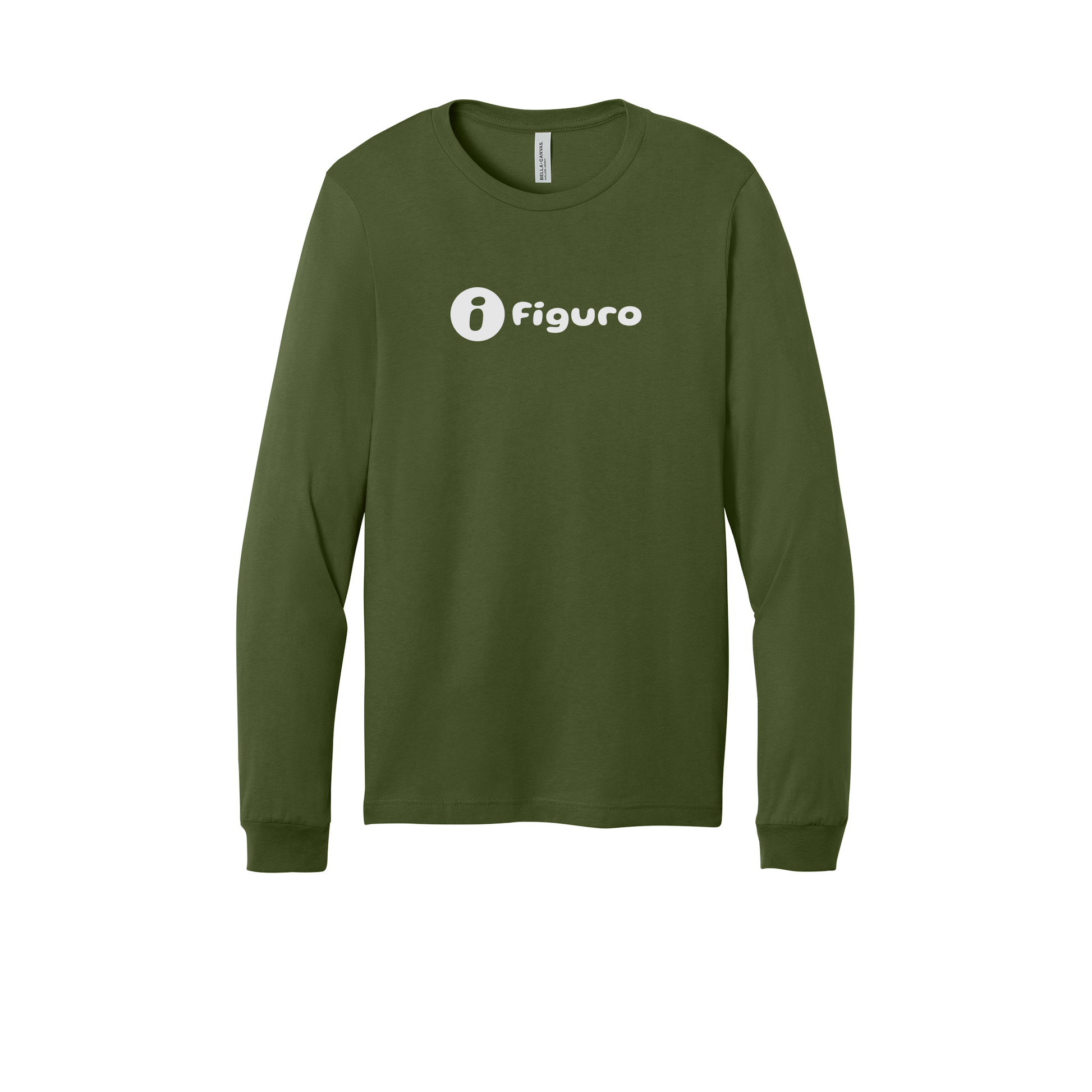 getfiguro-all-season-long-sleeve-tee-dtf-front-3501-olive-flat-front
