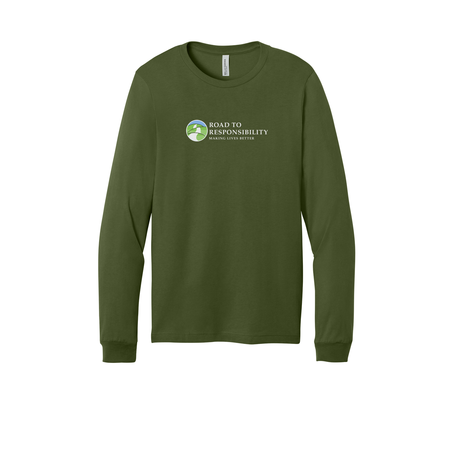 roadtoresponsibility-all-season-long-sleeve-tee-dtf-front-3501-olive-flat-front