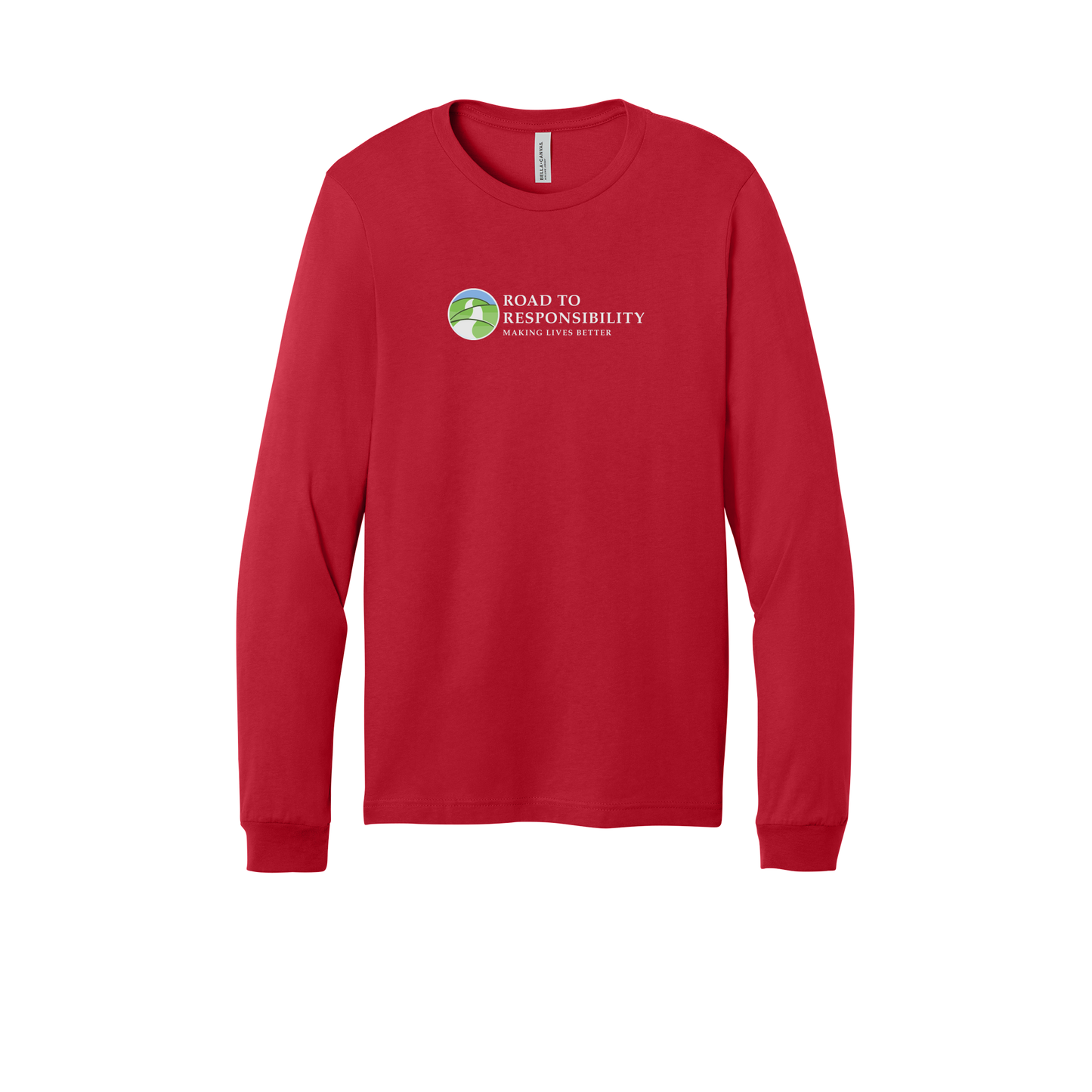 roadtoresponsibility-all-season-long-sleeve-tee-dtf-front-3501-red-flat-front