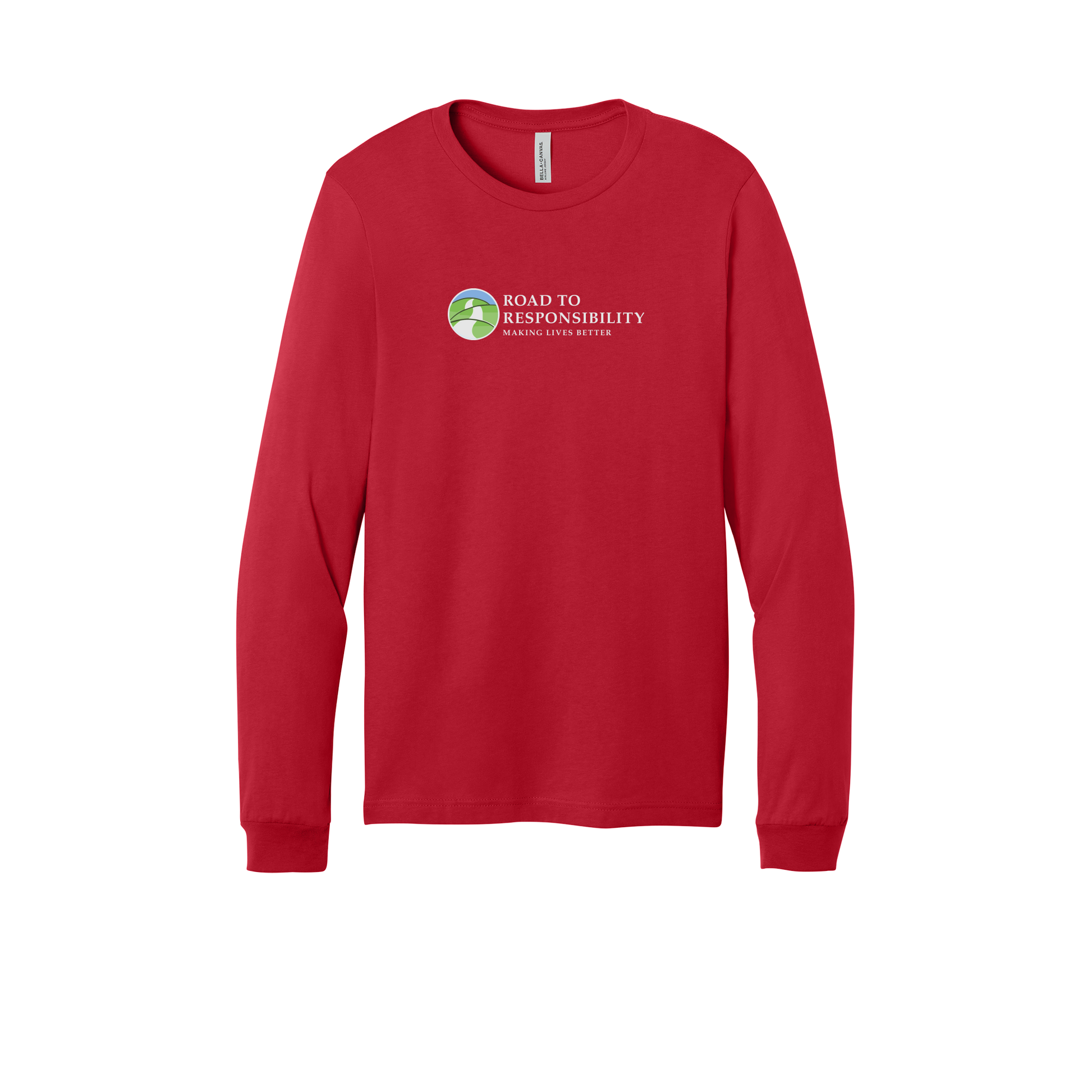 roadtoresponsibility-all-season-long-sleeve-tee-dtf-front-3501-red-flat-front