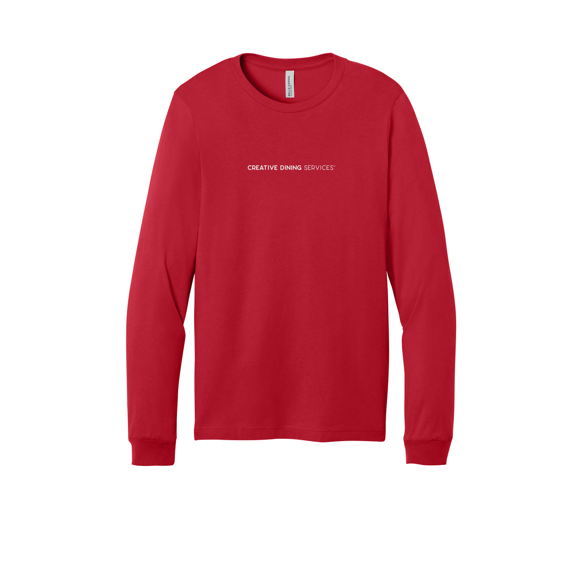 creativedining-all-season-long-sleeve-tee-dtf-front-3501-red-flat-front