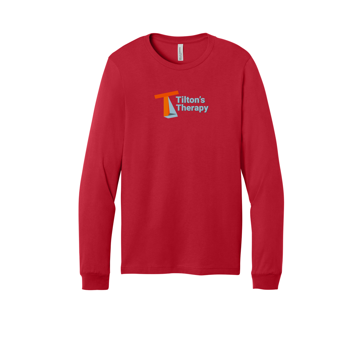 tiltonstherapy-all-season-long-sleeve-tee-dtf-front-3501-red-flat-front
