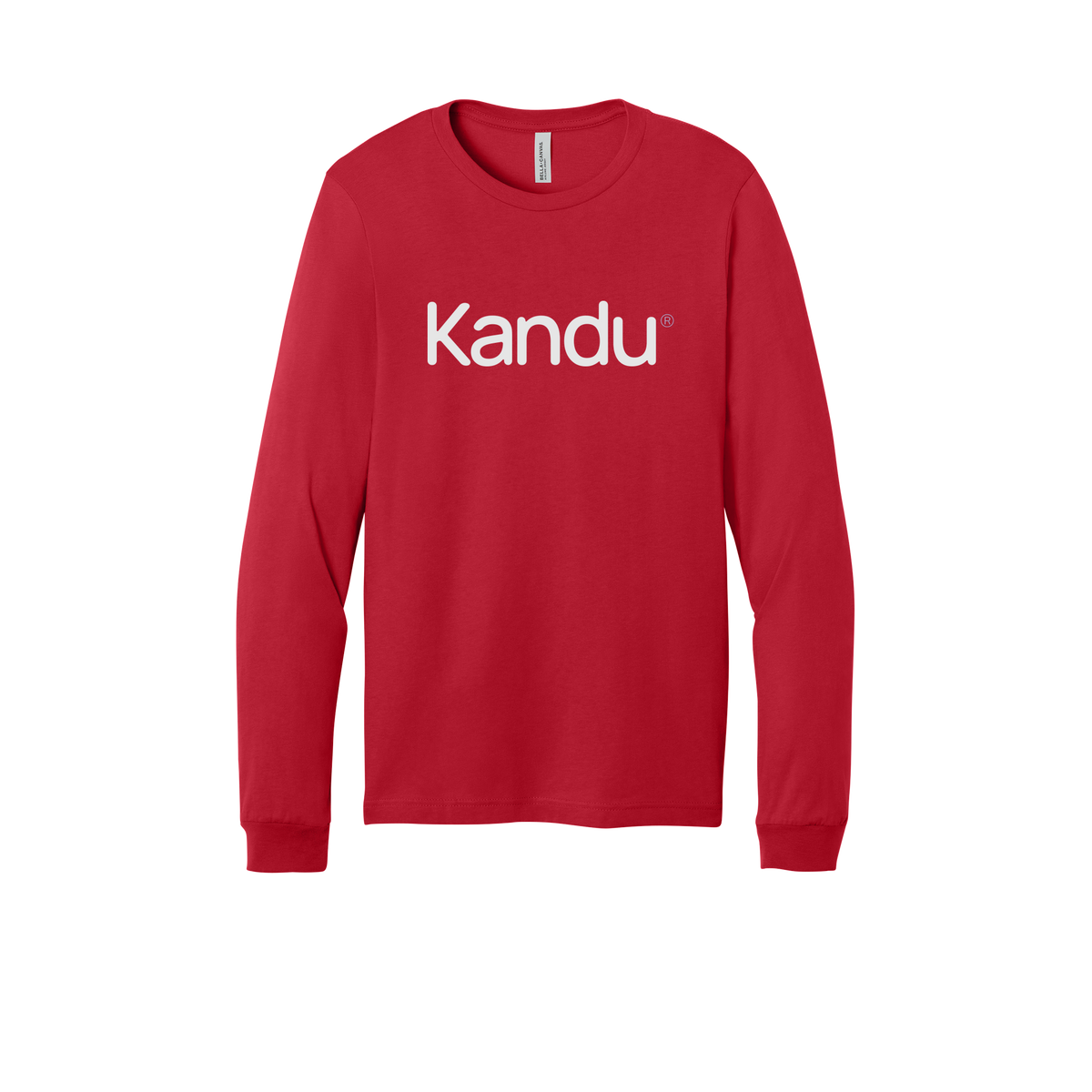 kandu-all-season-medical-long-sleeve-tee-dtf-front-3501-red-flat-front