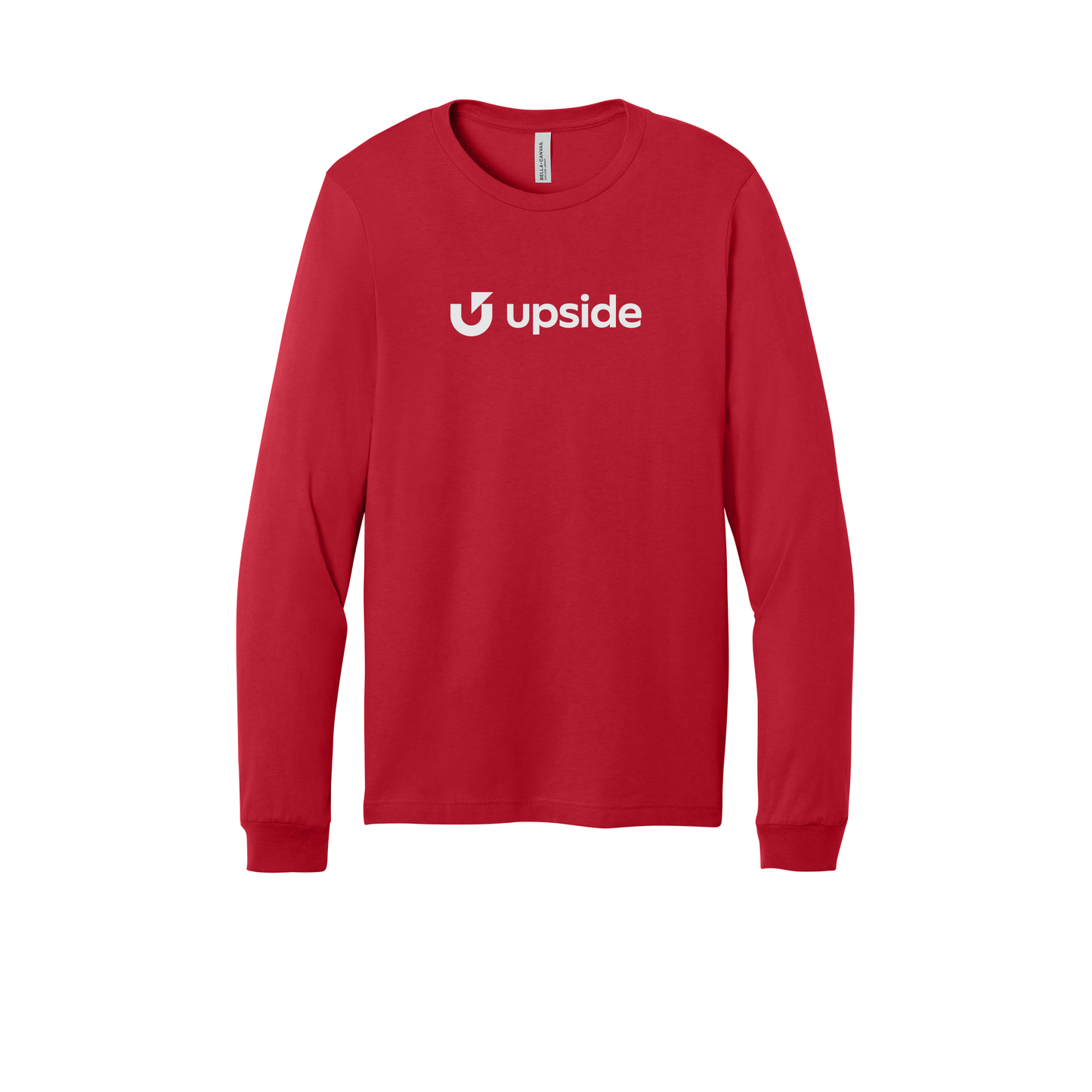 upside-all-season-long-sleeve-tee-dtf-front-3501-red-flat-front