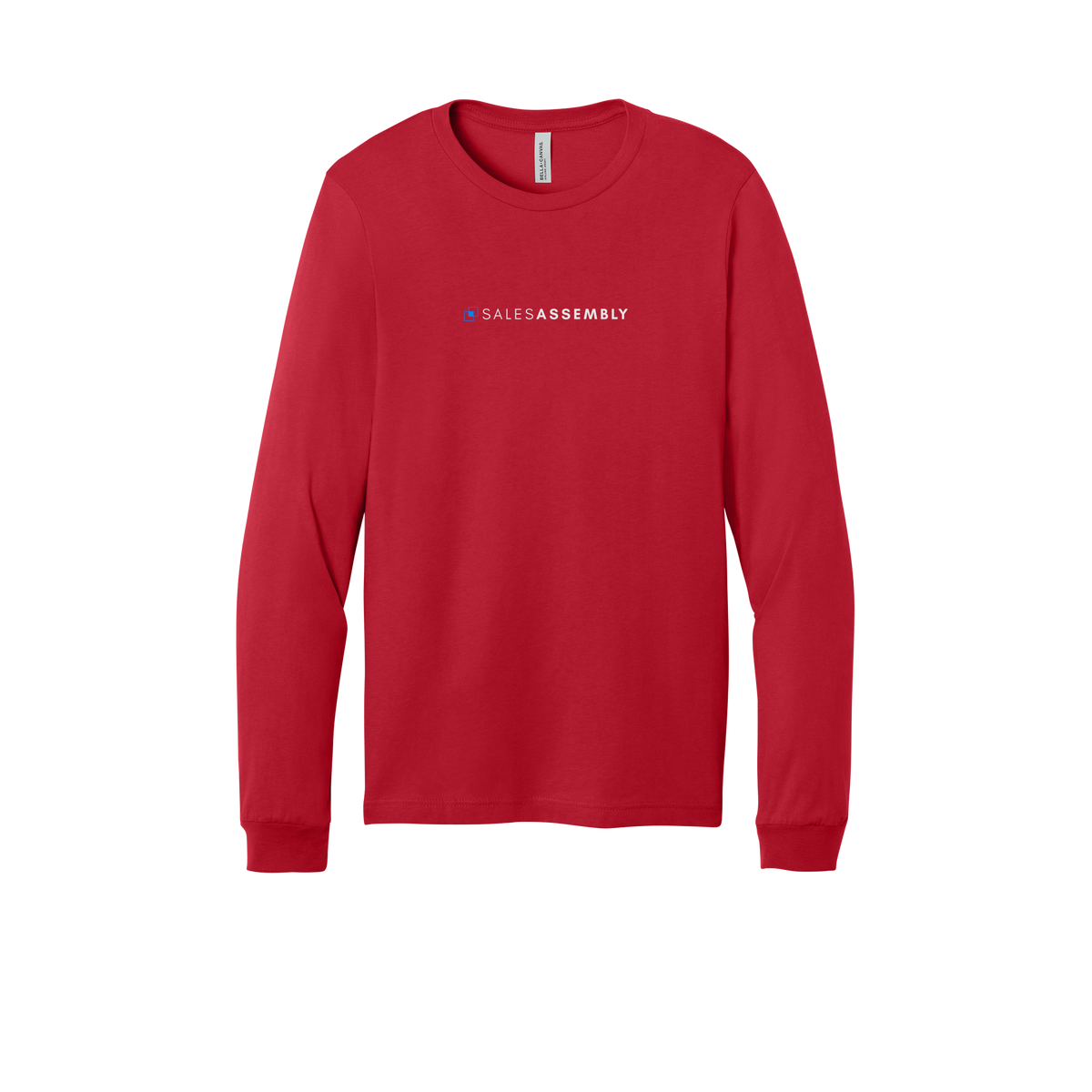 salesassembly-all-season-long-sleeve-tee-dtf-front-3501-red-flat-front