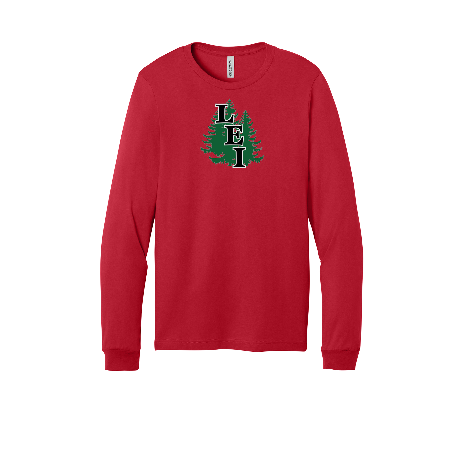 leisite-all-season-long-sleeve-tee-dtf-front-3501-red-flat-front