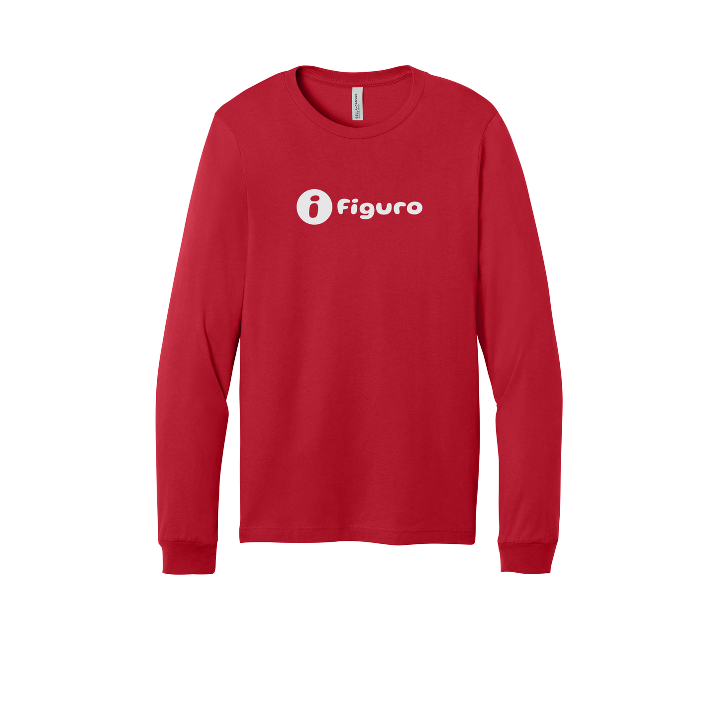 getfiguro-all-season-long-sleeve-tee-dtf-front-3501-red-flat-front