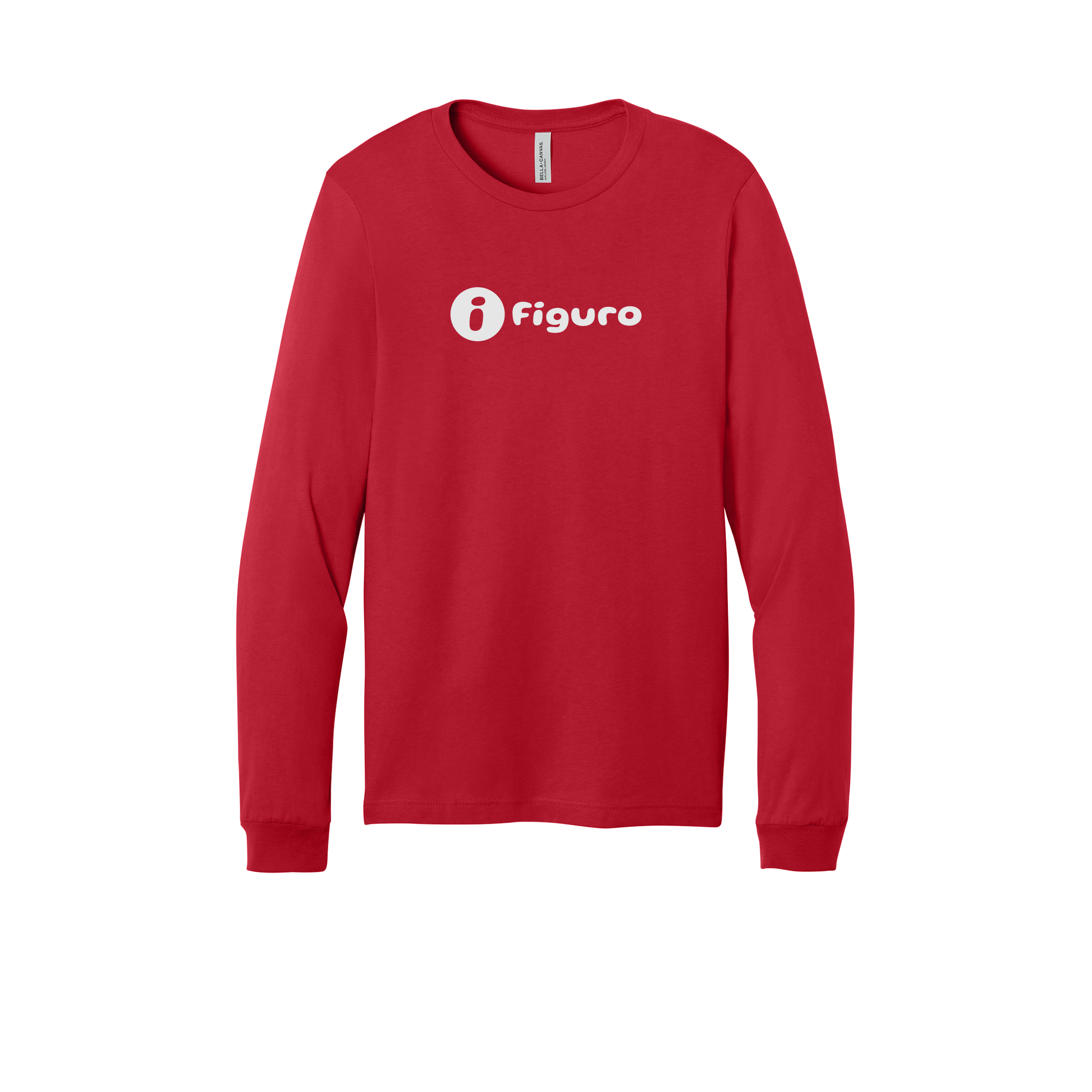 getfiguro-all-season-long-sleeve-tee-dtf-front-3501-red-flat-front