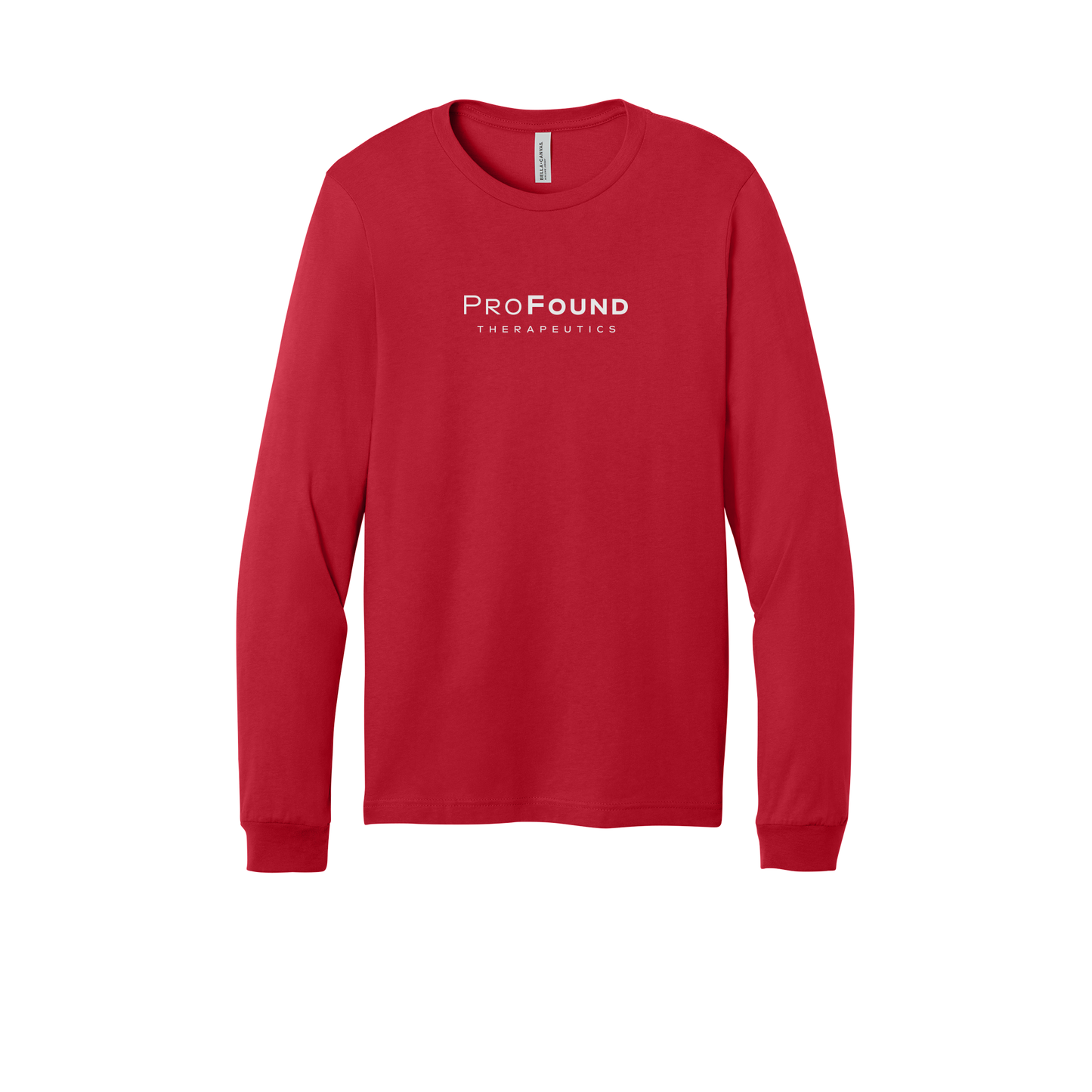 profoundtx-all-season-long-sleeve-tee-dtf-front-3501-red-flat-front