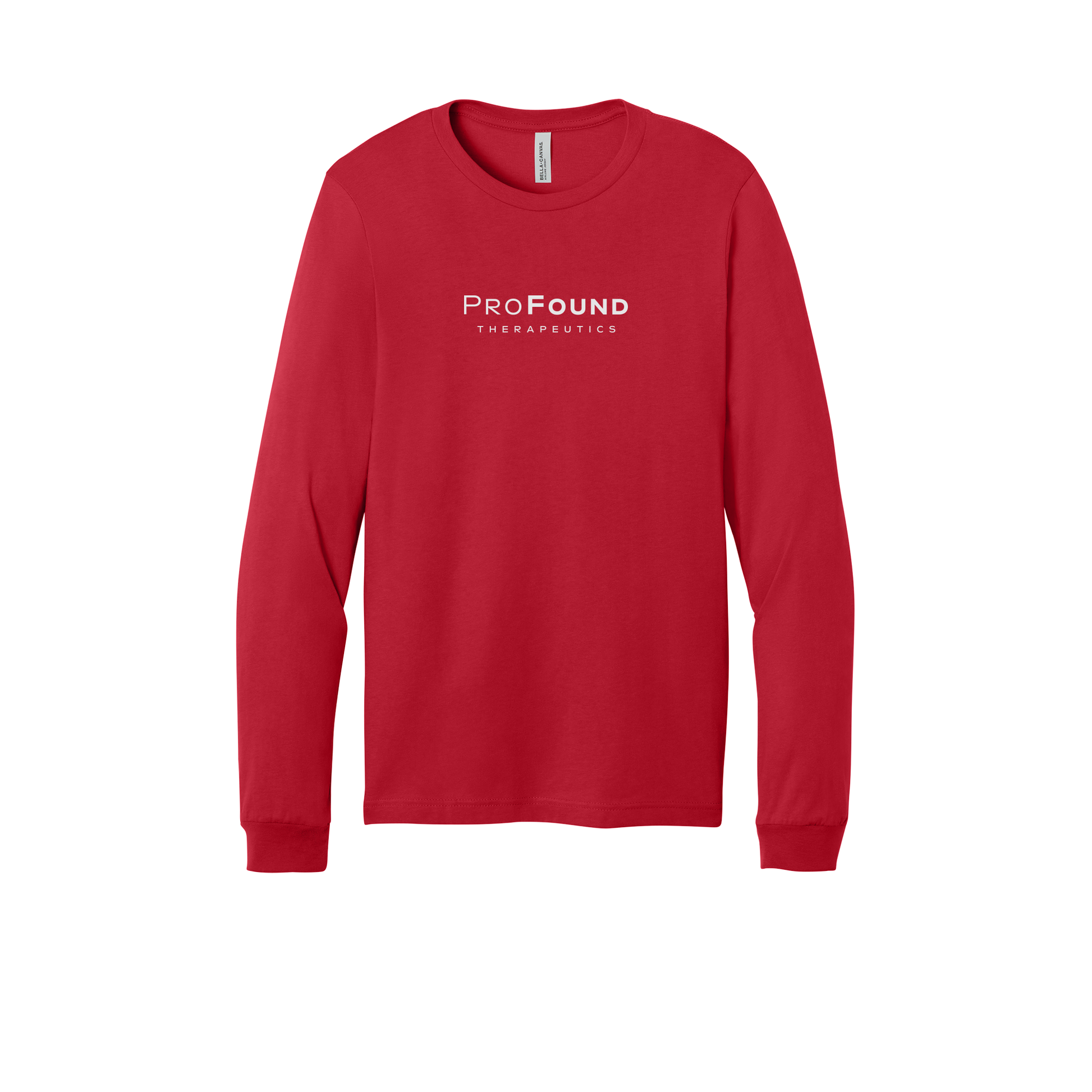 profoundtx-all-season-long-sleeve-tee-dtf-front-3501-red-flat-front