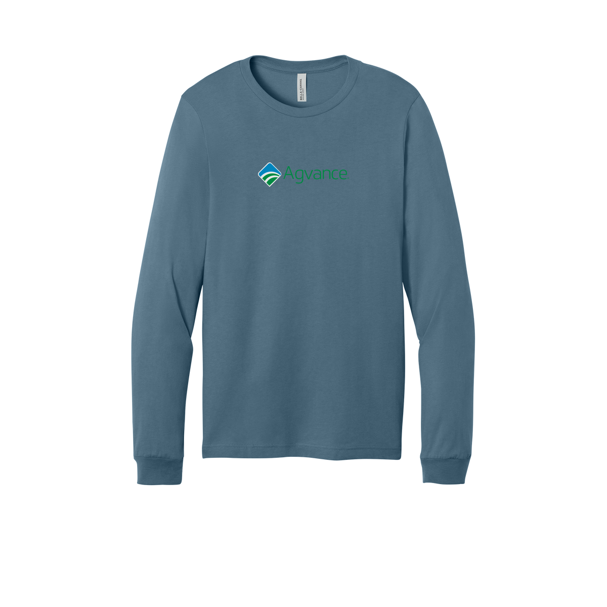 agvance-all-season-long-sleeve-tee-dtf-front-3501-steelblue-flat-front
