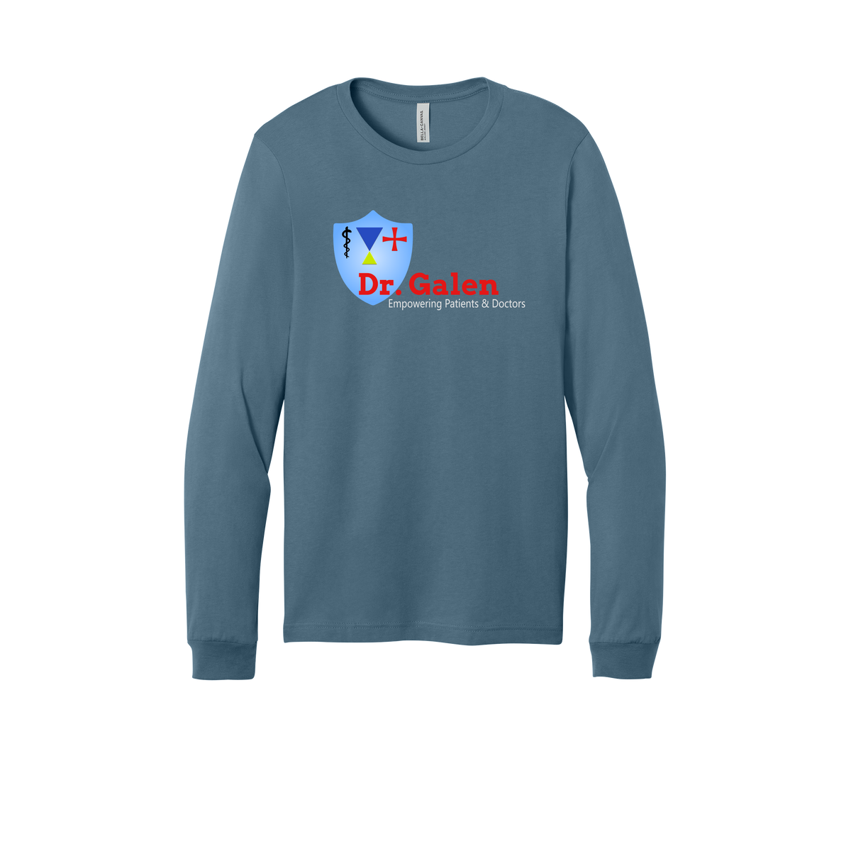 drgalen-all-season-medical-long-sleeve-tee-dtf-front-3501-steelblue-flat-front