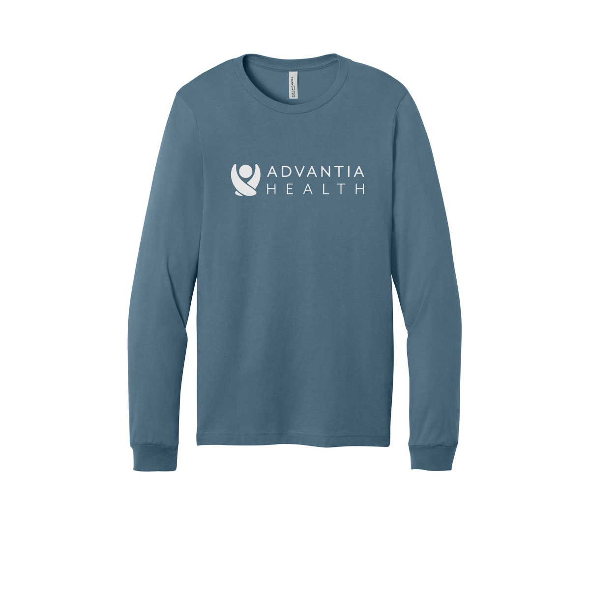 advantiahealth-all-season-medical-long-sleeve-tee-dtf-front-3501-steelblue-flat-front