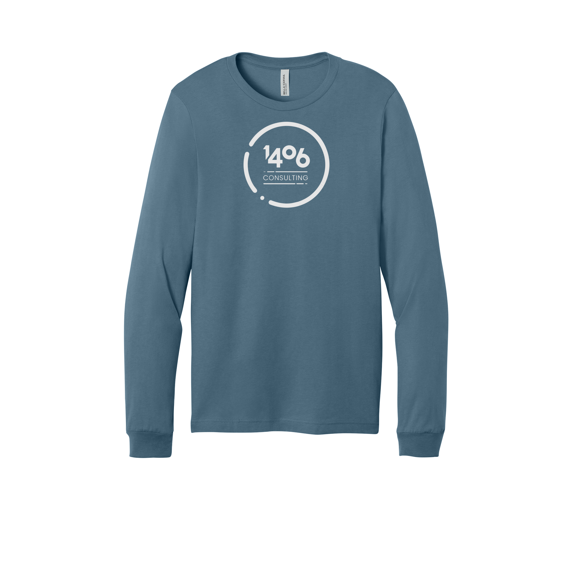 1406consulting-all-season-long-sleeve-tee-dtf-front-3501-steelblue-flat-front