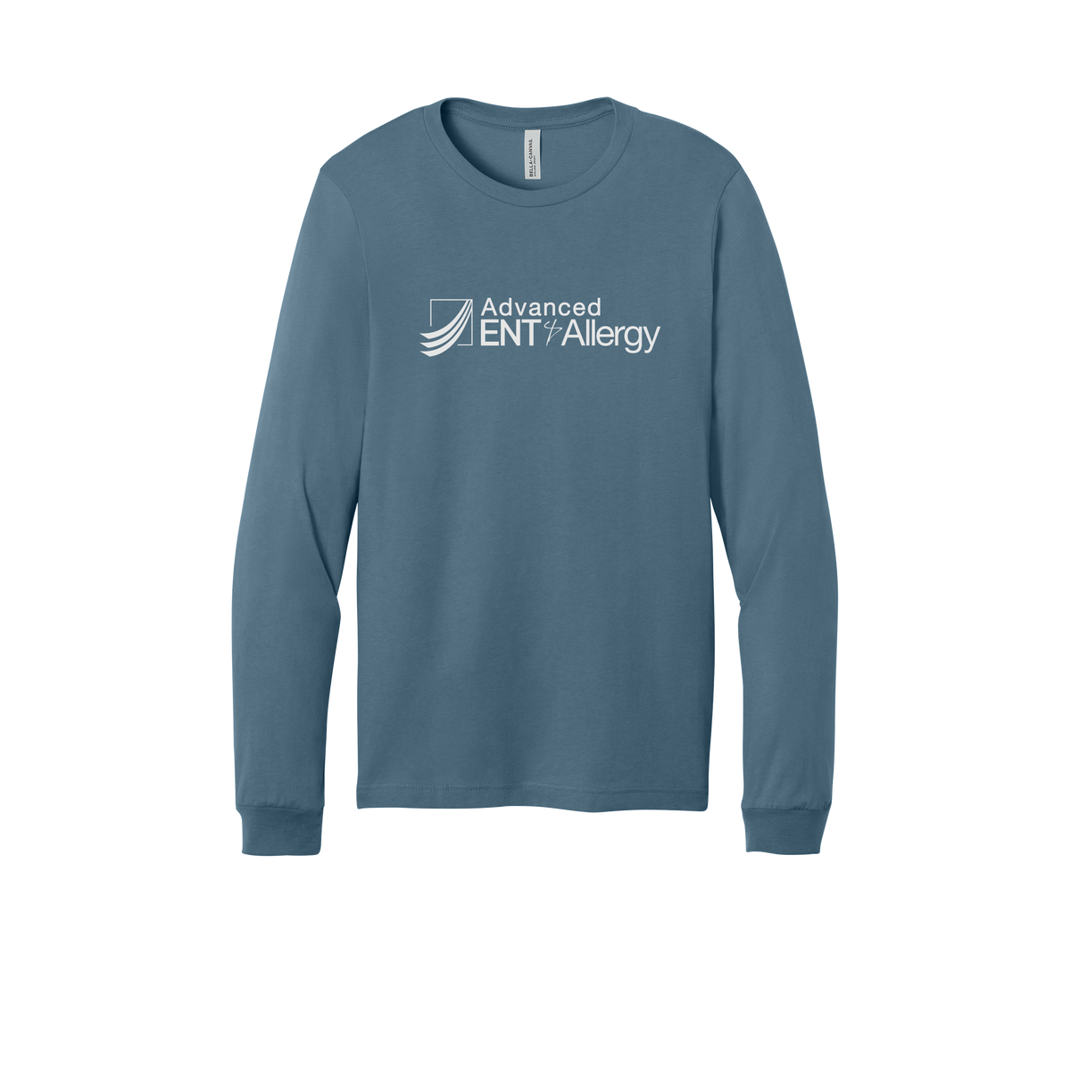 advancedentandallergy-all-season-medical-long-sleeve-tee-dtf-front-3501-steelblue-flat-front