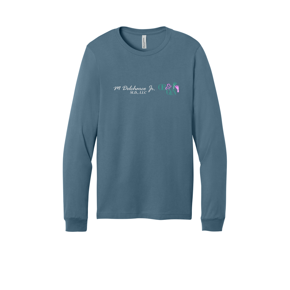 delcharco-all-season-medical-long-sleeve-tee-dtf-front-3501-steelblue-flat-front