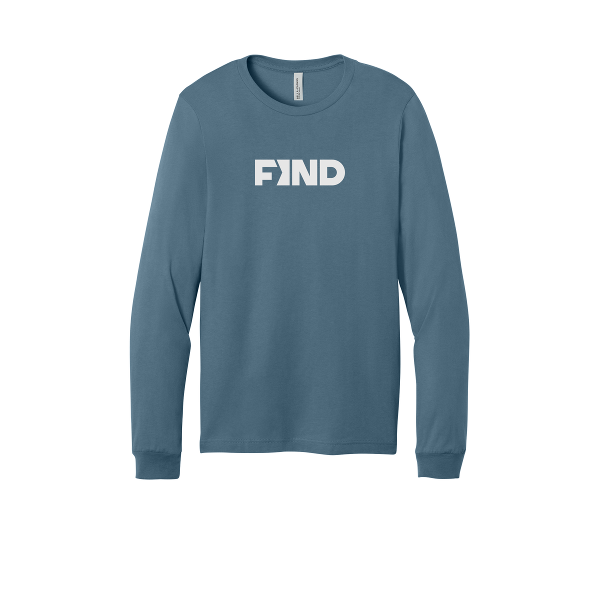 findrealestate-all-season-long-sleeve-tee-dtf-front-3501-steelblue-flat-front