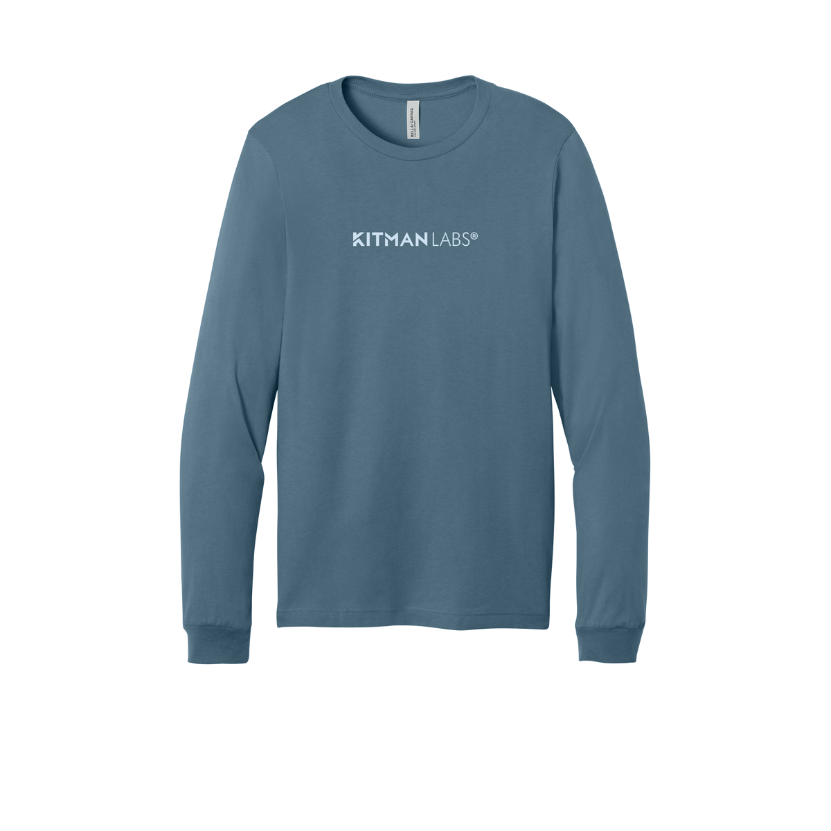 kitmanlabs-all-season-long-sleeve-tee-dtf-front-3501-steelblue-flat-front