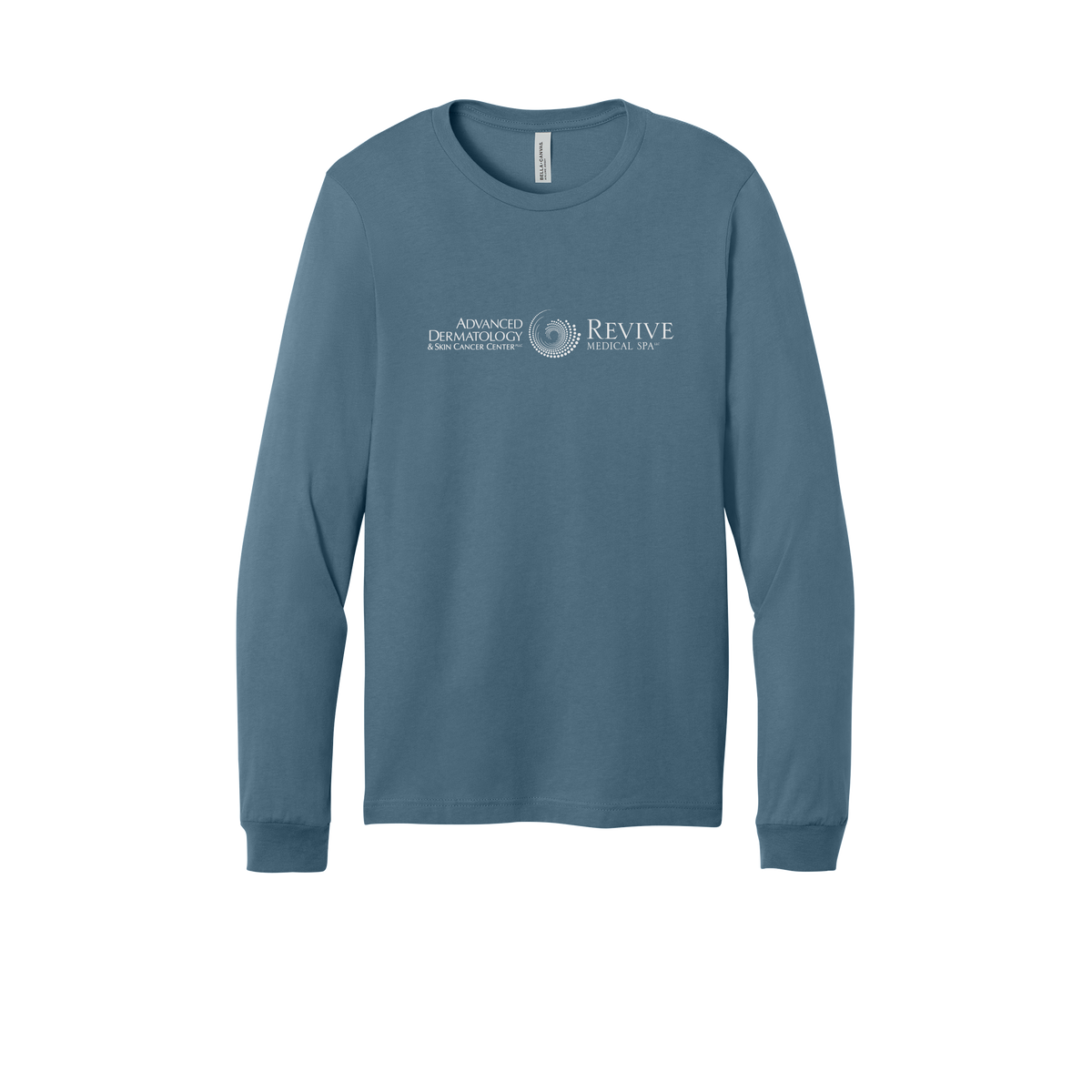 advancedskinmd-all-season-medical-long-sleeve-tee-dtf-front-3501-steelblue-flat-front