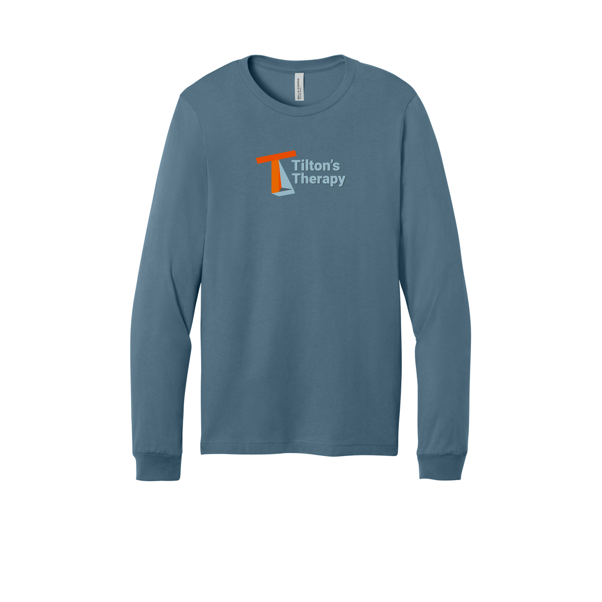 tiltonstherapy-all-season-long-sleeve-tee-dtf-front-3501-steelblue-flat-front