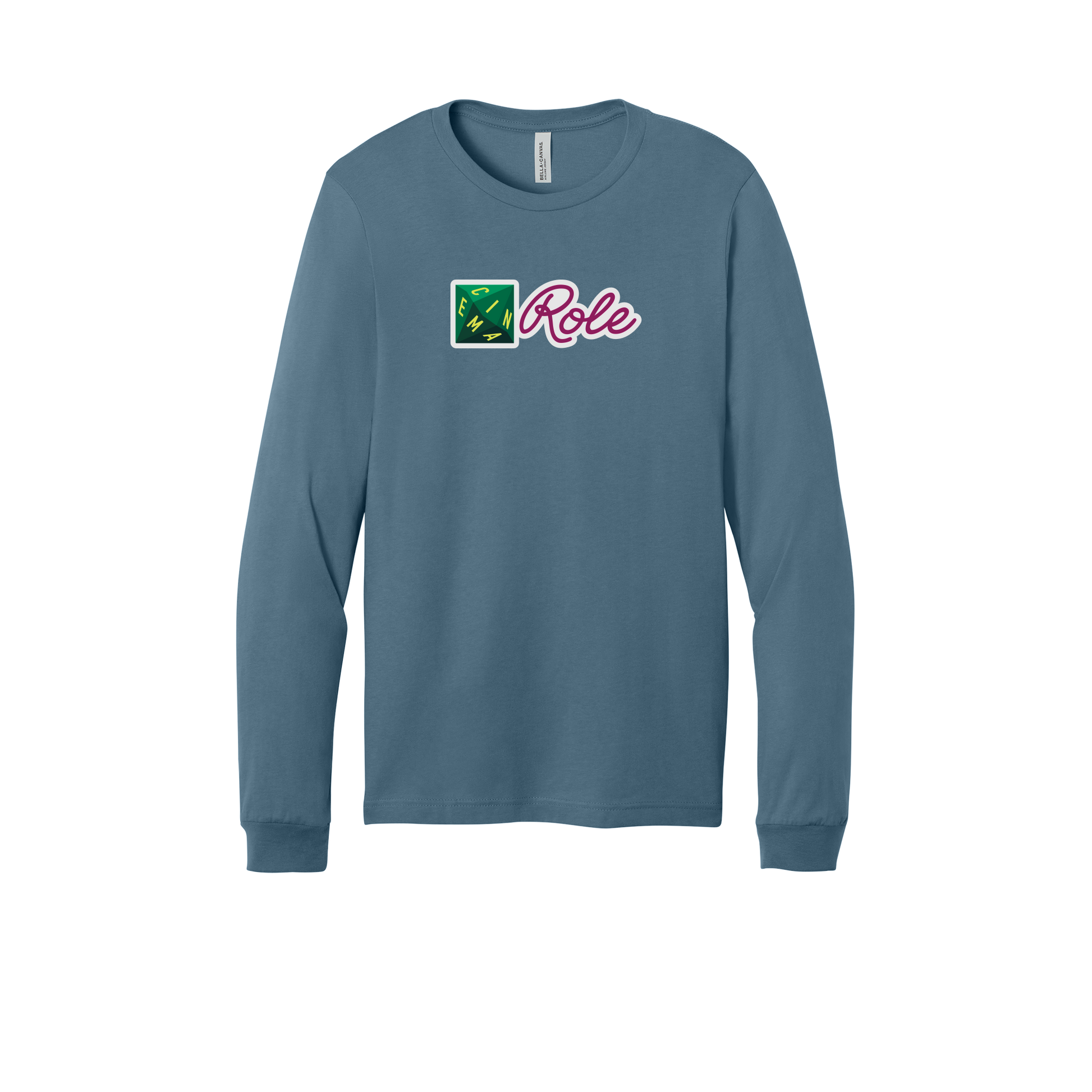 cinemarole-all-season-long-sleeve-tee-dtf-front-3501-steelblue-flat-front