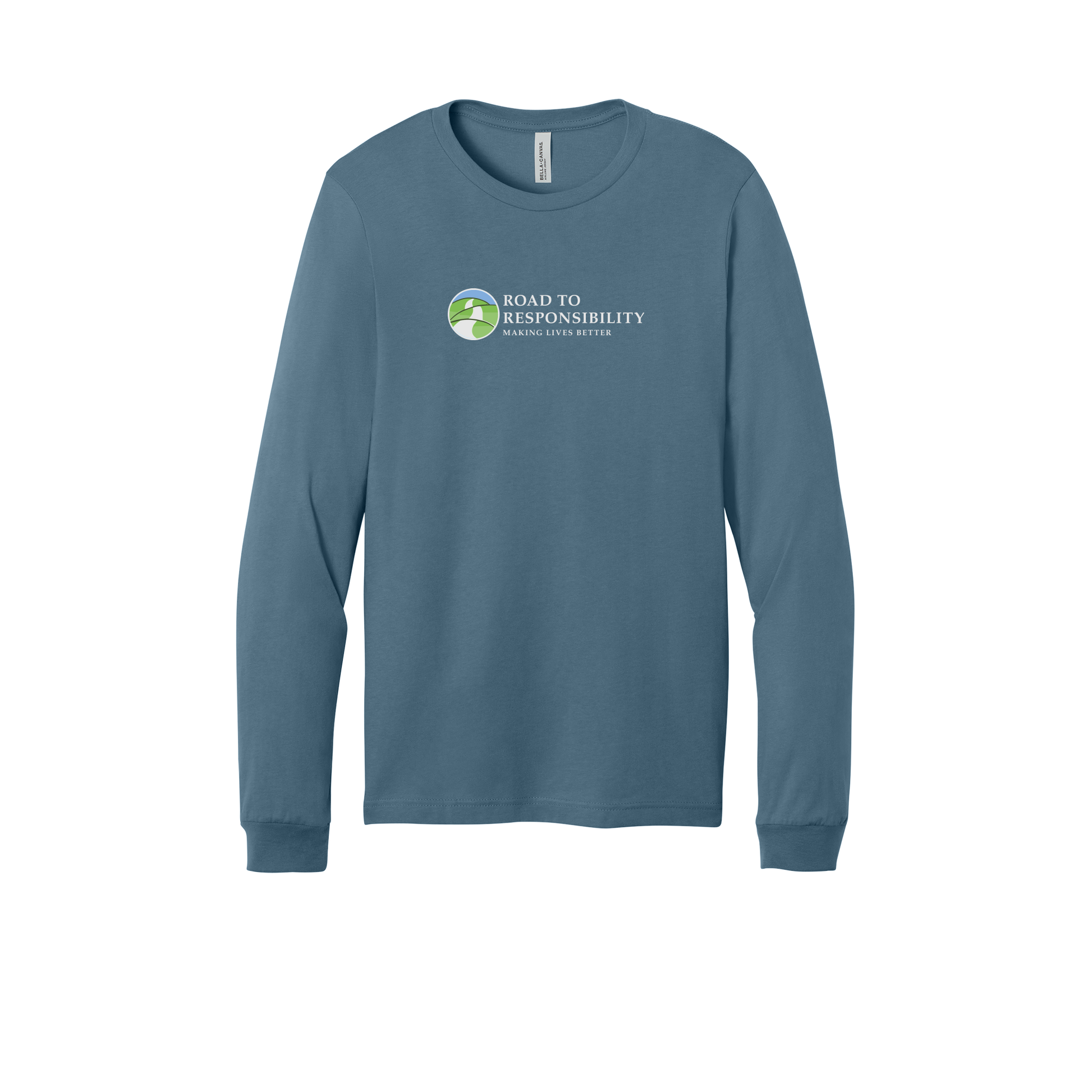 roadtoresponsibility-all-season-long-sleeve-tee-dtf-front-3501-steelblue-flat-front