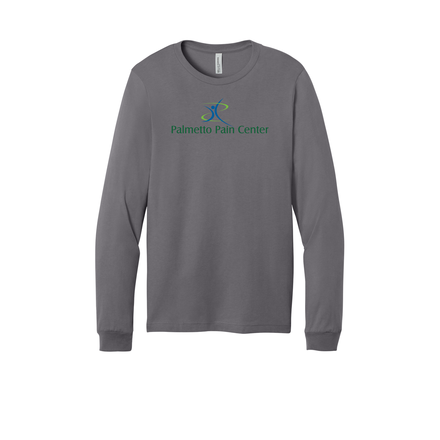 palmetto-pain-center-all-season-medical-long-sleeve-tee-dtf-front-3501-storm-flat-front