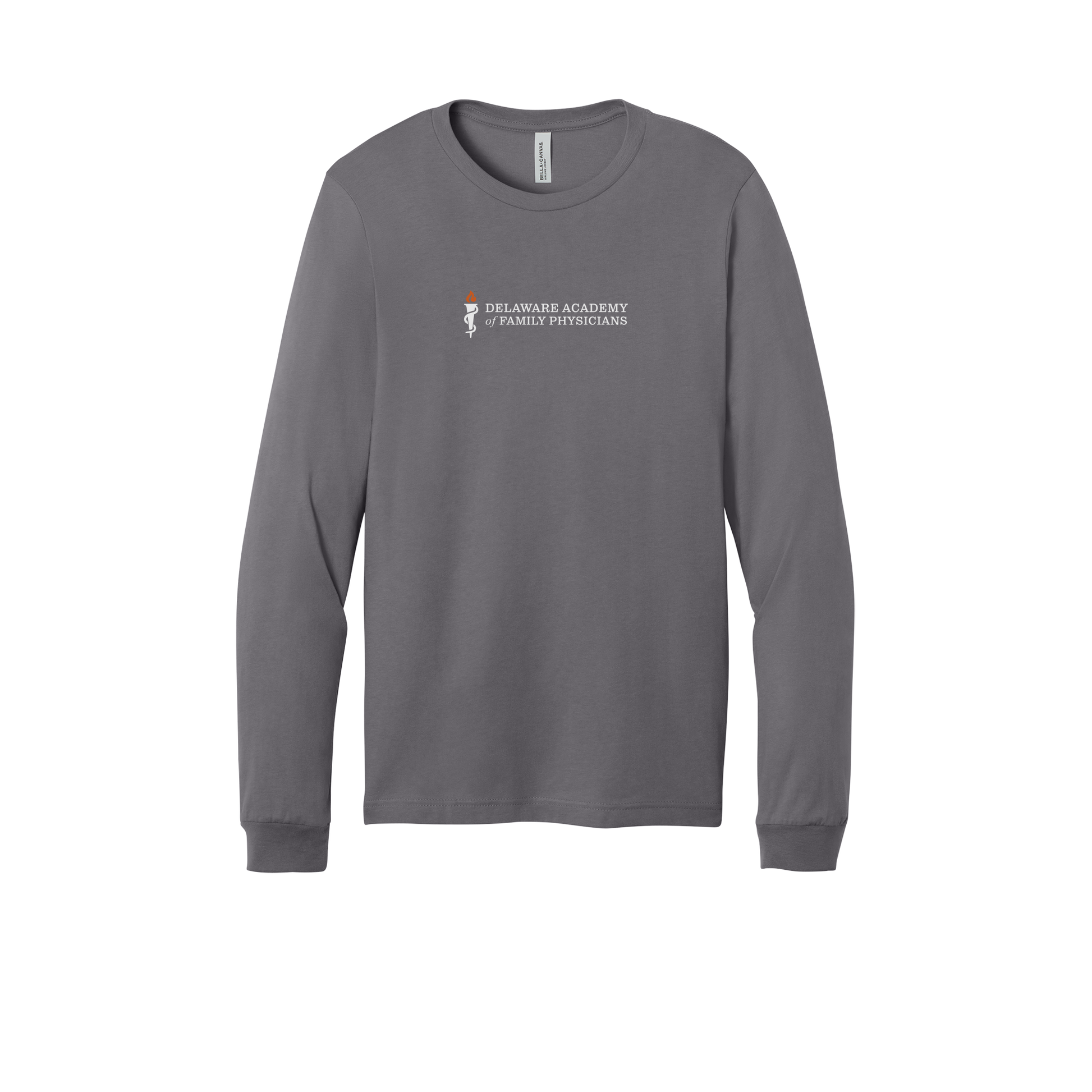 delfamdoc-all-season-medical-long-sleeve-tee-dtf-front-3501-storm-flat-front