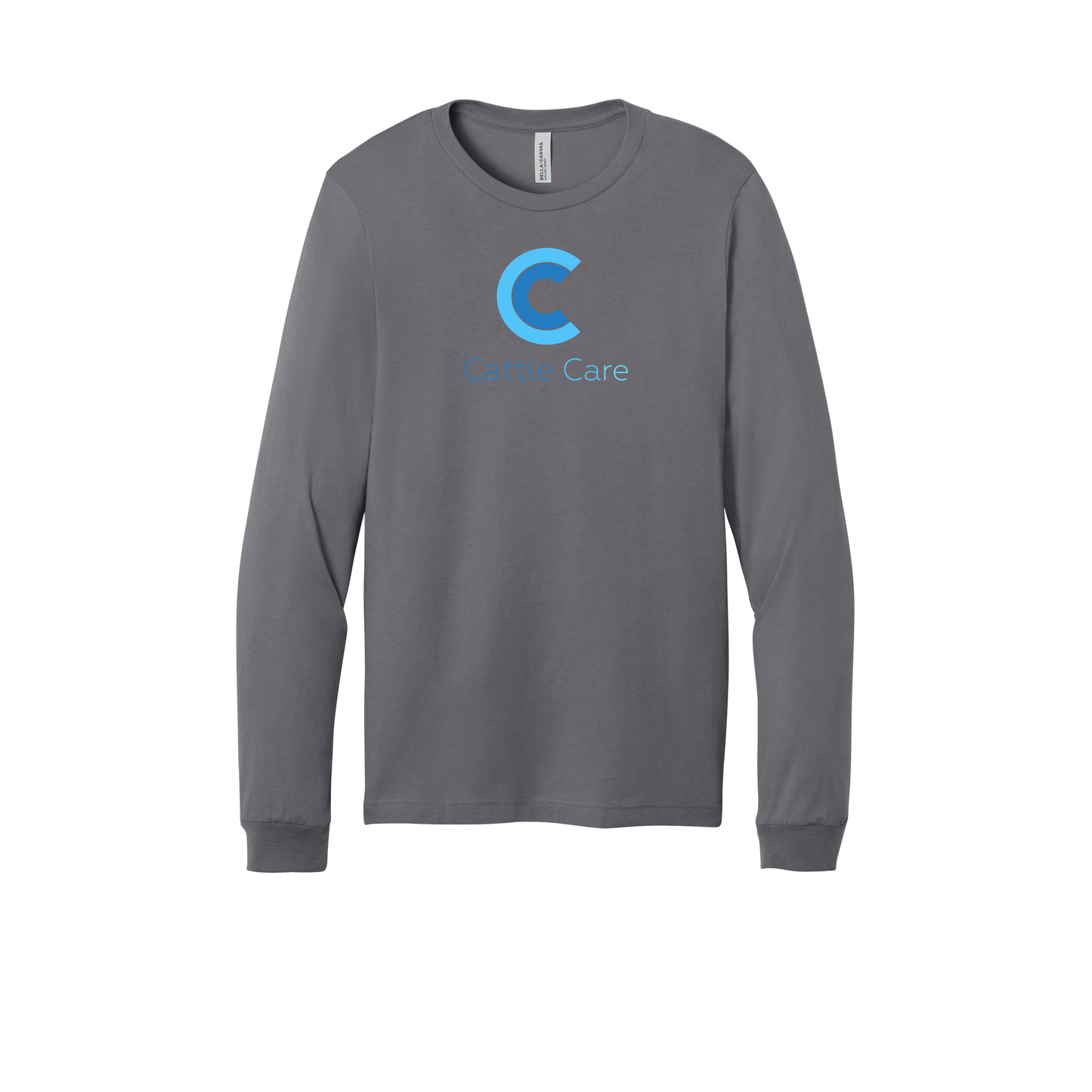 cattle-care-all-season-long-sleeve-tee-dtf-front-3501-storm-flat-front