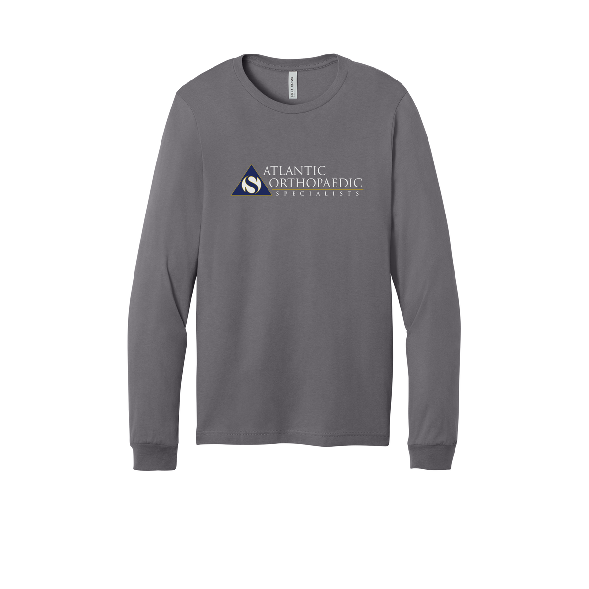 atlanticortho-all-season-medical-long-sleeve-tee-dtf-front-3501-storm-flat-front