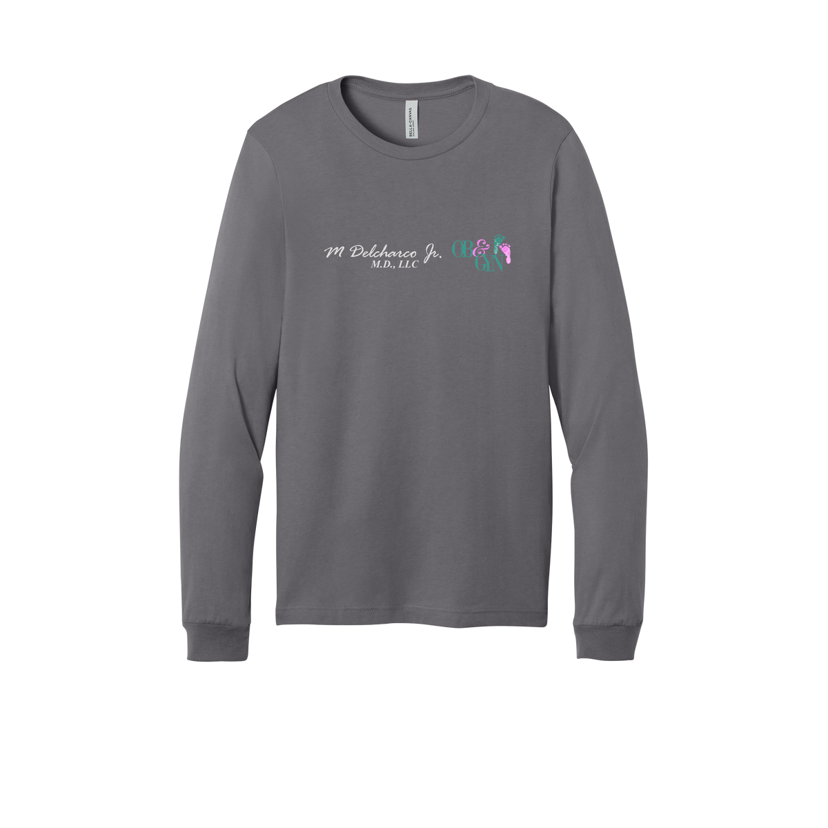 delcharco-all-season-medical-long-sleeve-tee-dtf-front-3501-storm-flat-front