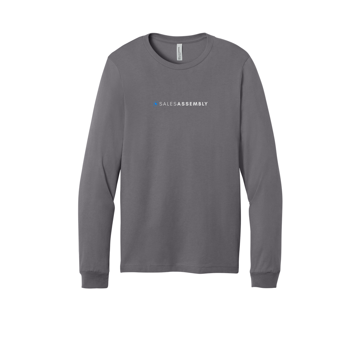 salesassembly-all-season-long-sleeve-tee-dtf-front-3501-storm-flat-front