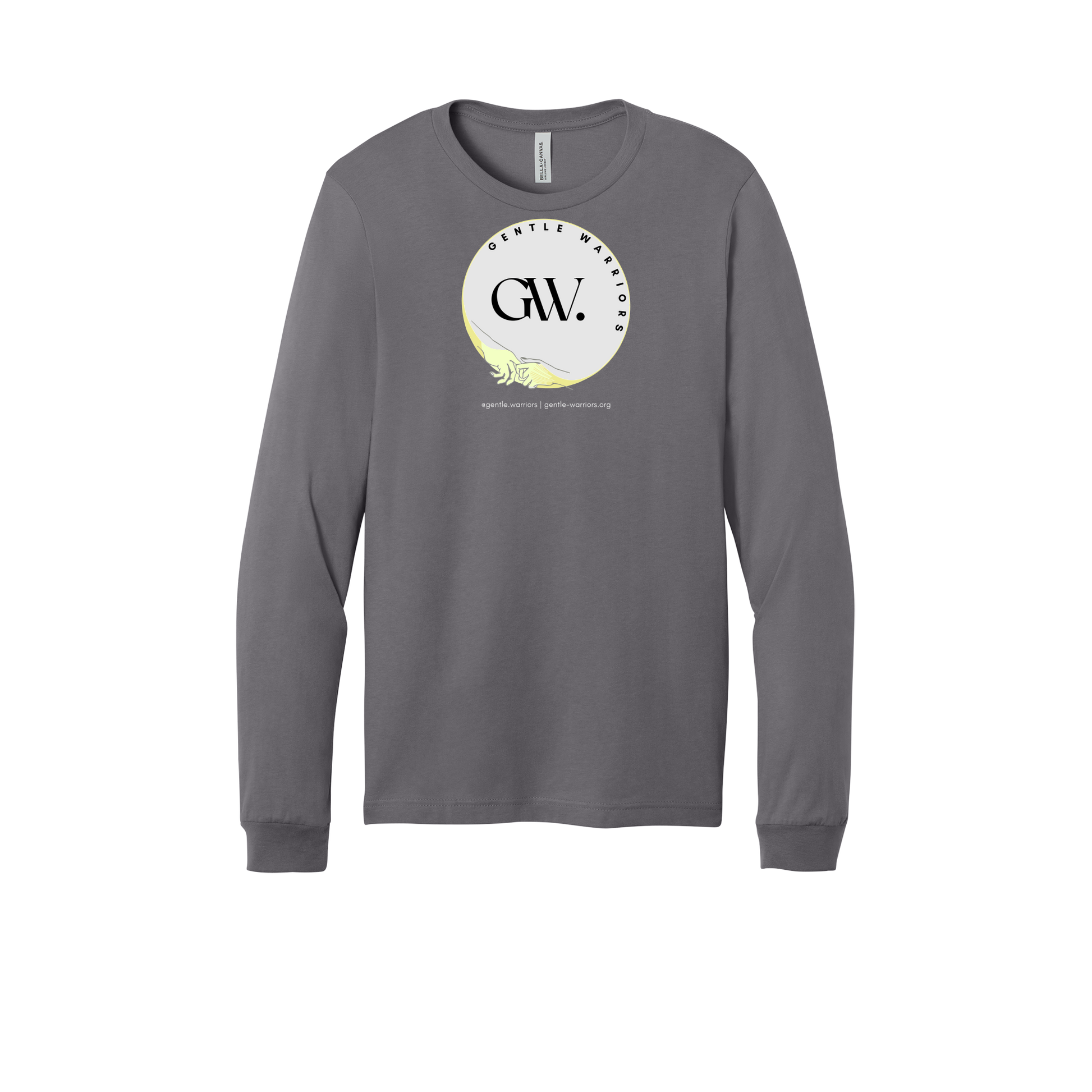 gentle-warriors-all-season-long-sleeve-tee-dtf-front-3501-storm-flat-front
