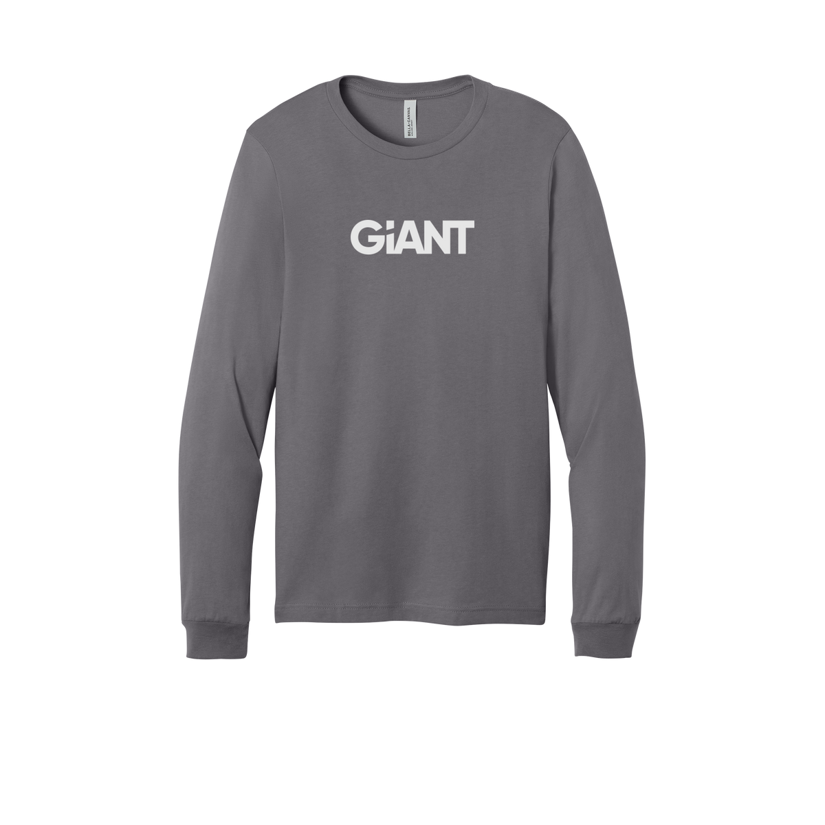 giantworldwide-all-season-long-sleeve-tee-dtf-front-3501-storm-flat-front