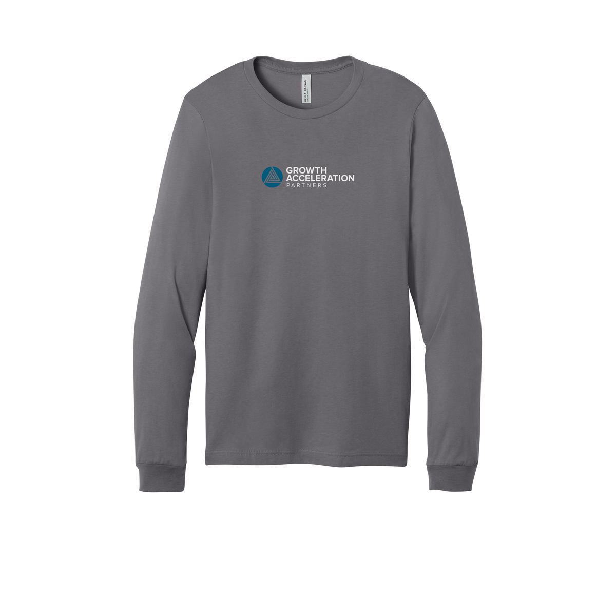 growthaccelerationpartners-all-season-long-sleeve-tee-dtf-front-3501-storm-flat-front