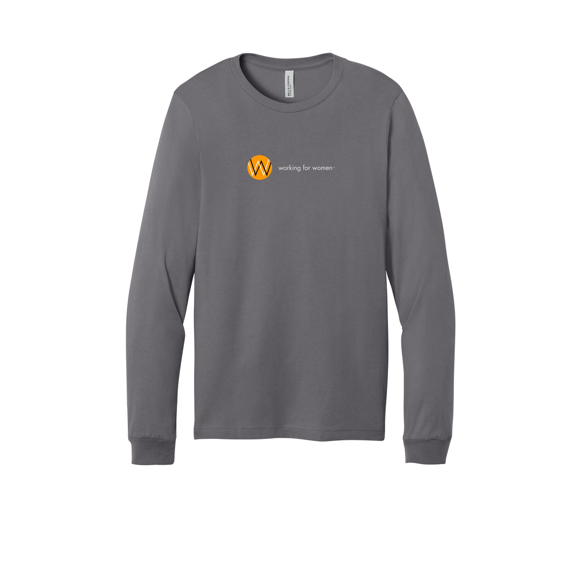 workingforwomen-all-season-long-sleeve-tee-dtf-front-3501-storm-flat-front