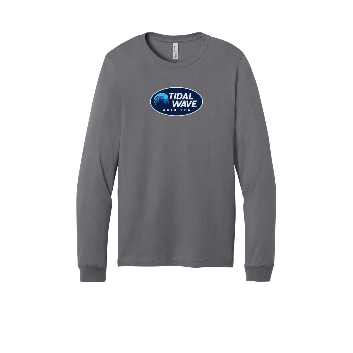 tidalwaveautospa-all-season-long-sleeve-tee-dtf-front-3501-storm-flat-front