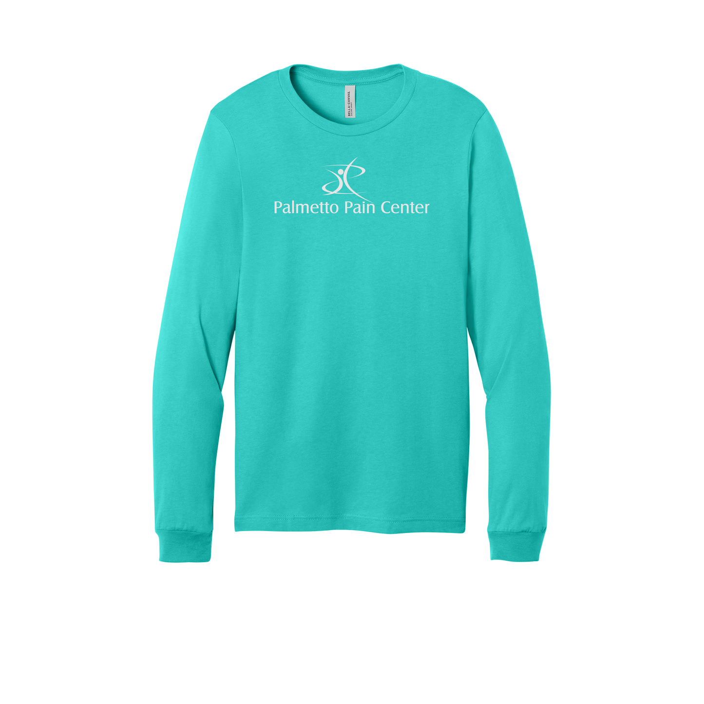 palmetto-pain-center-all-season-medical-long-sleeve-tee-dtf-front-3501-teal-flat-front