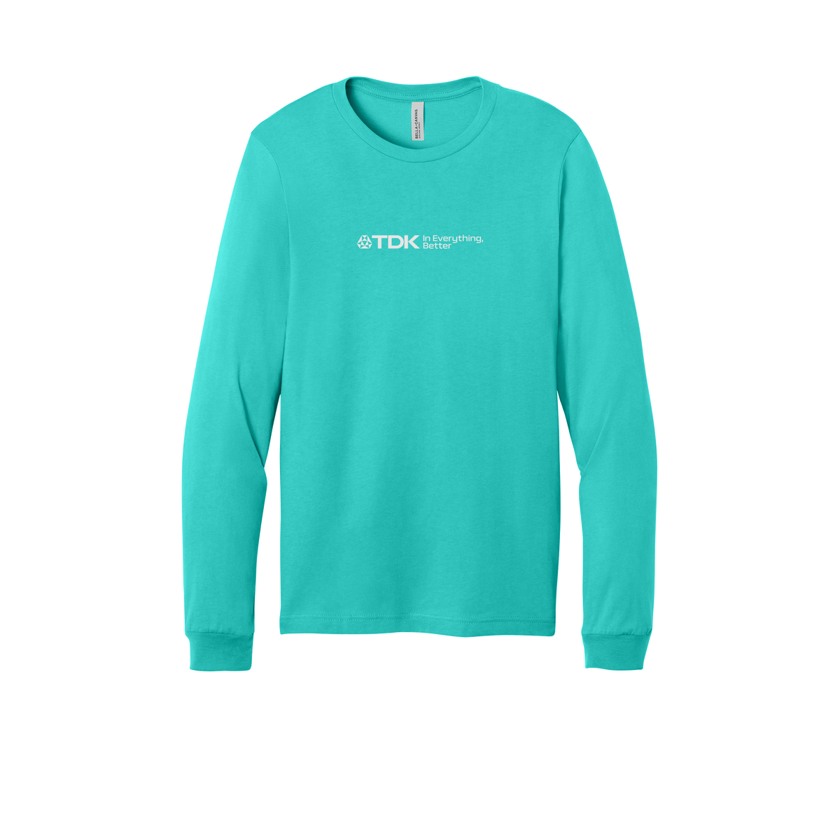 tdk-all-season-long-sleeve-tee-dtf-front-3501-teal-flat-front